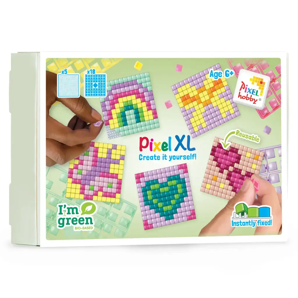 Pixelhobby Pixel XL Theme Box - Hartjes en strikjes