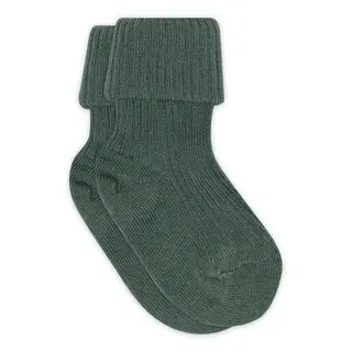 MP Denmark Katoenen rib baby sokken Dark Forest 2344