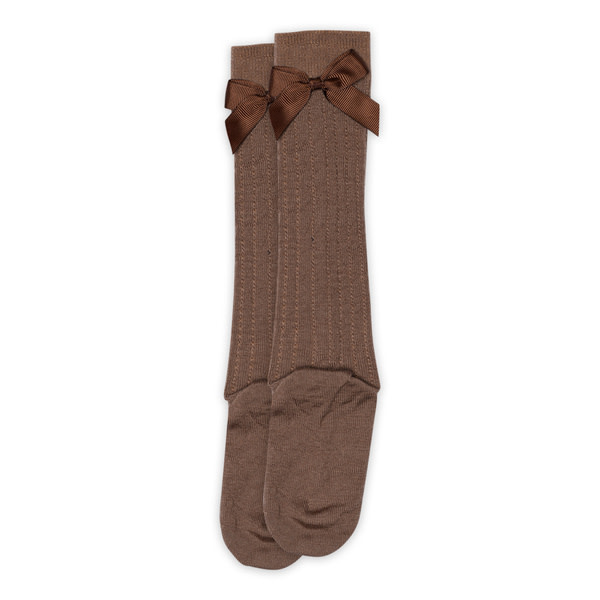 MP Denmark Vita kniekousen bow Brown Sienna 76
