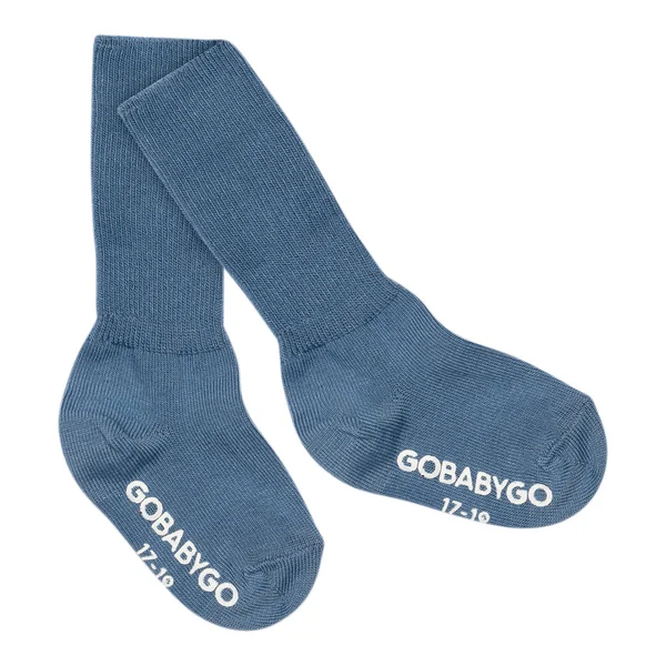 GoBabyGo Anti-slip sokken katoen Demin Blue - 5050