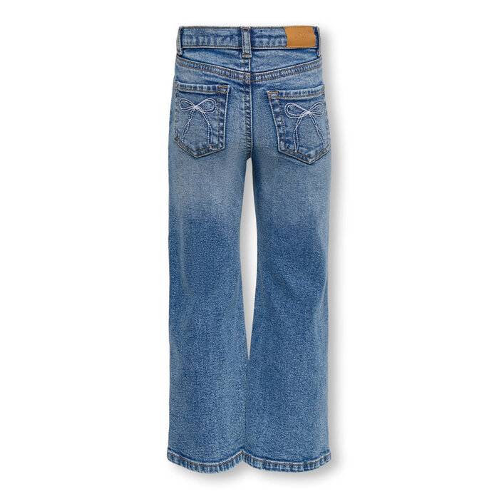 Kids Only KMGJUICY WIDE Medium Blue Denim BOW