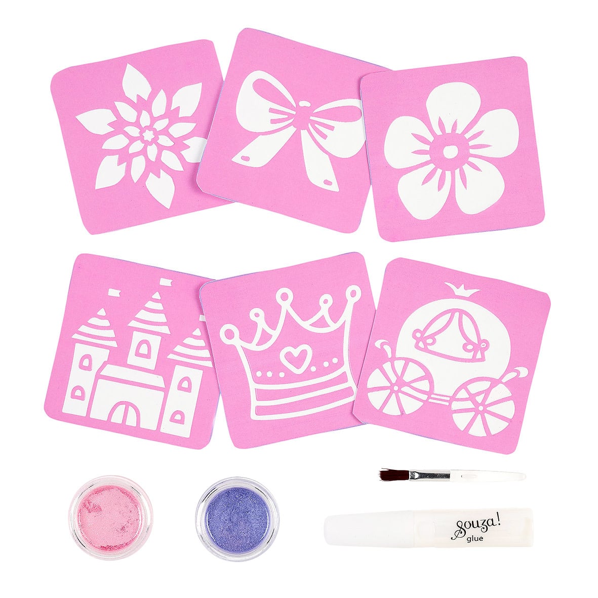 Souza! Glitter tattoo set Princess