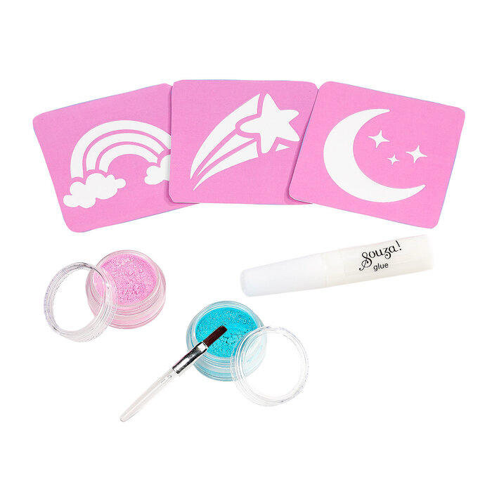 Souza! Glitter tattoo set Unicorn