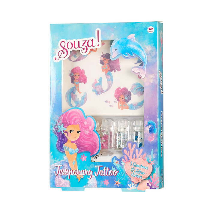 Souza! Temporary glitter tattoo Mermaid