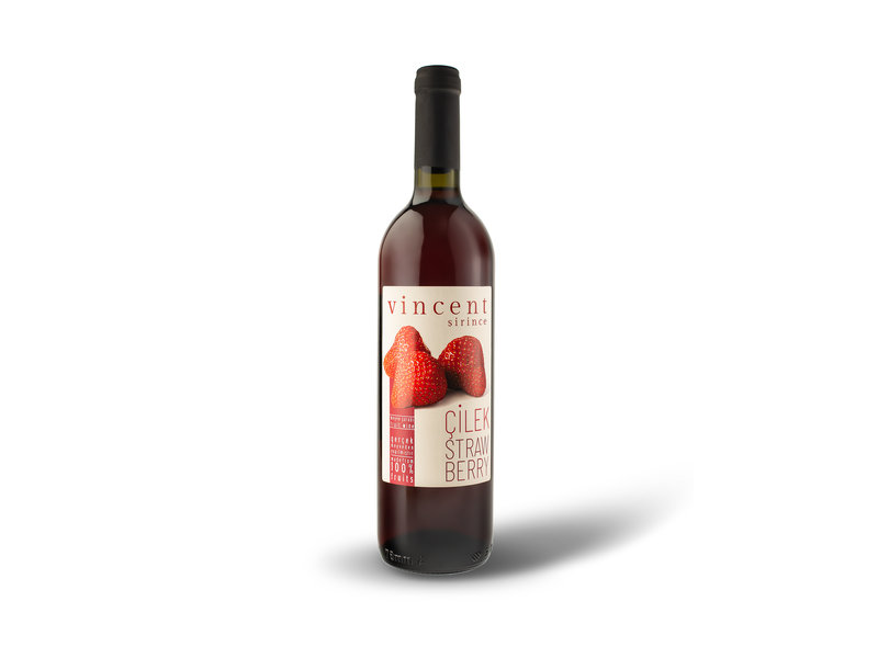 Vincent Sirince Fruit Wine - Strawberry 75 cL