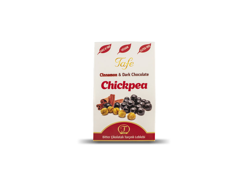 Dark Chocolate Covered Chickpea Dragee with Cinnamon 80 gr