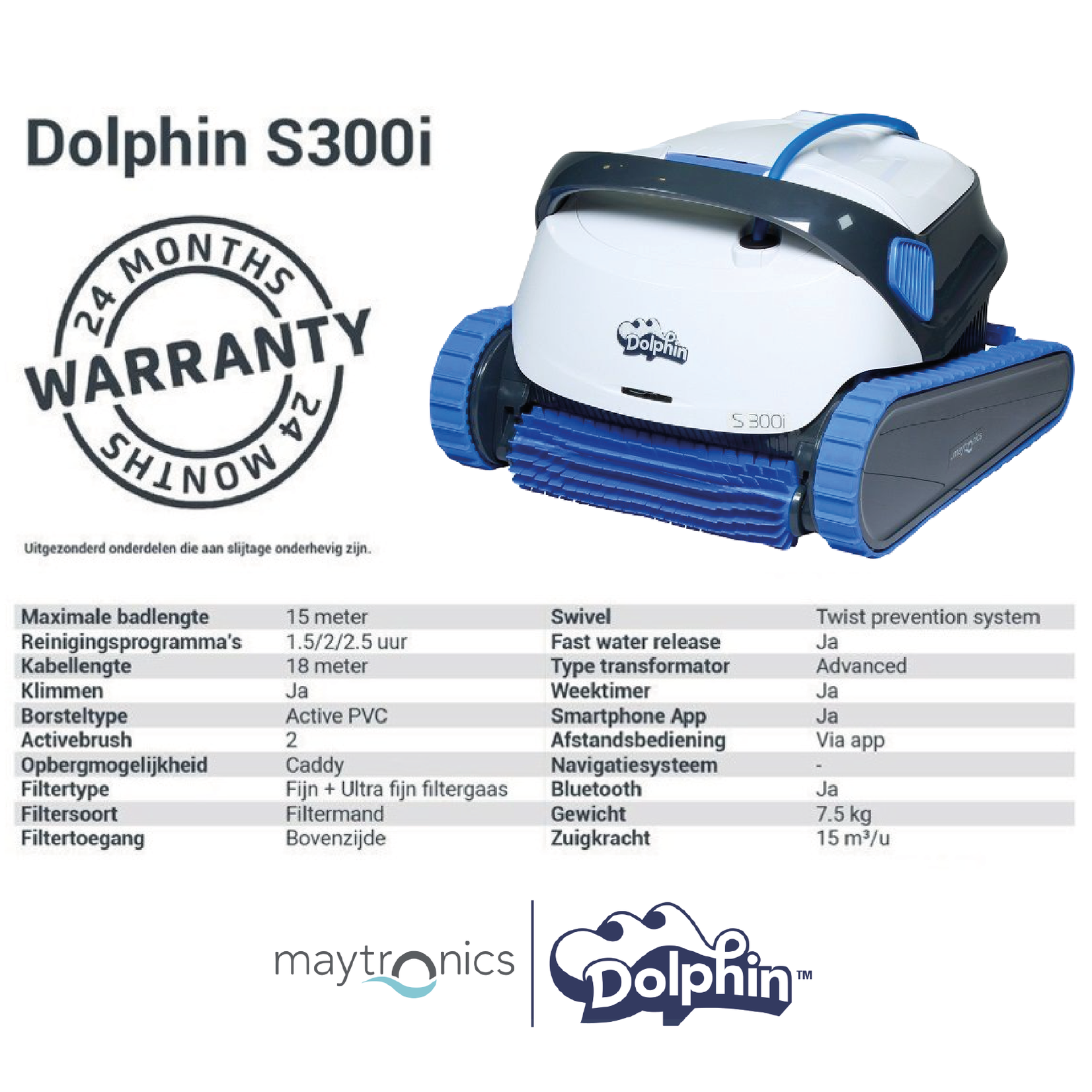 Maytronics Dolphin Dolphin S300i zwembadrobot