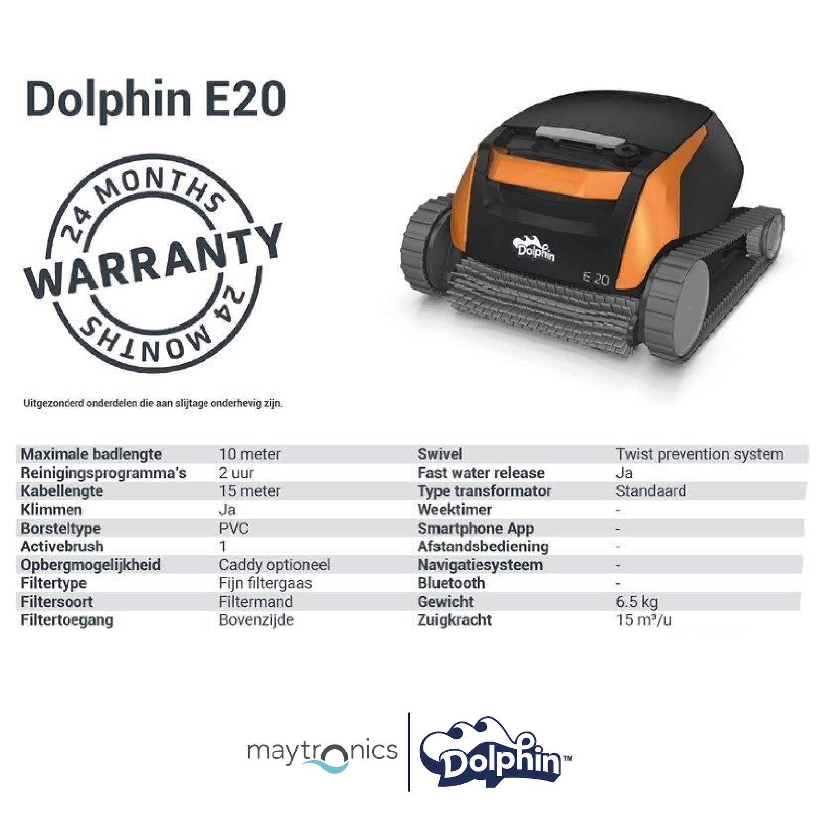 Maytronics Dolphin Dolphin E20 | Zwembadrobot