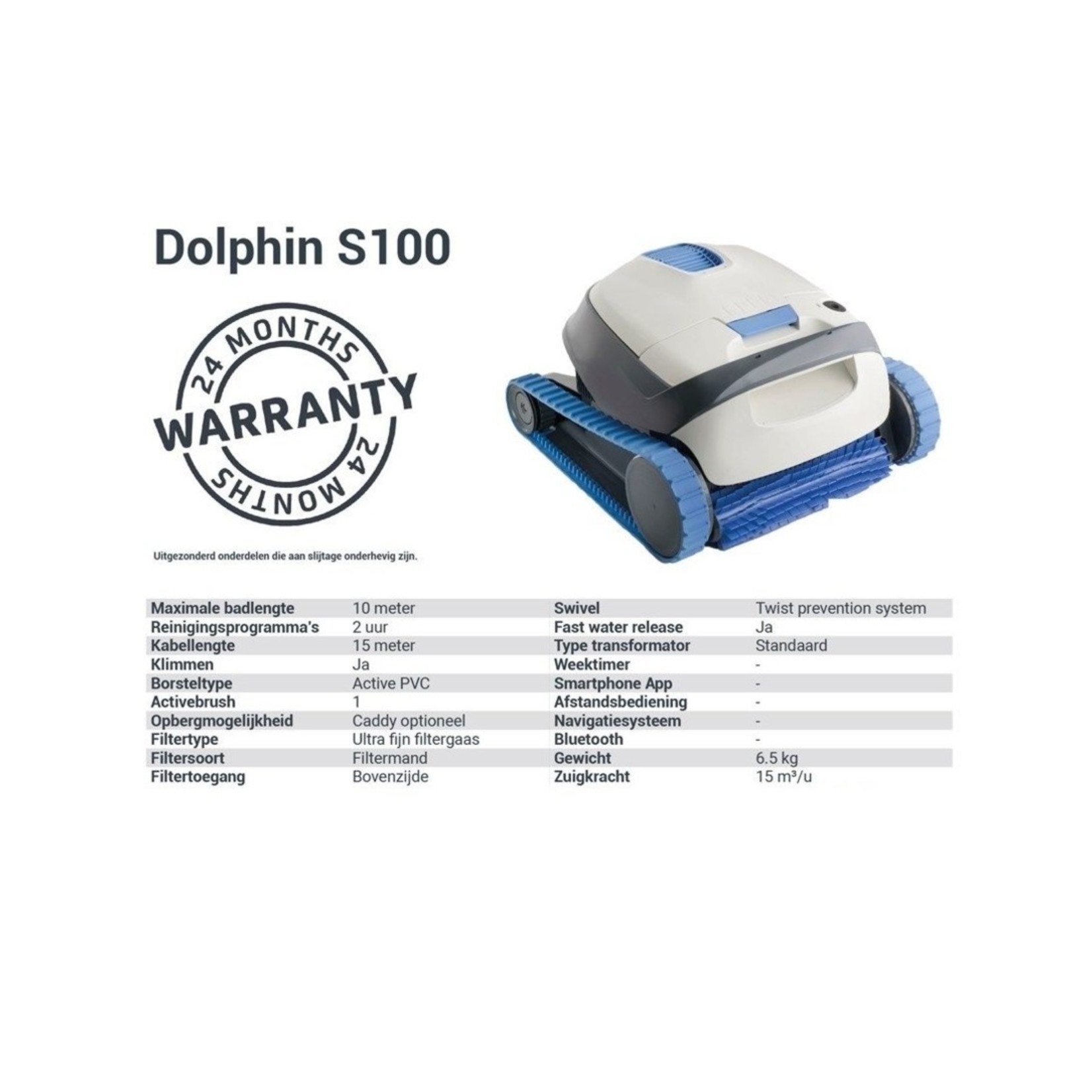 Maytronics Dolphin Dolphin S100 Zwembadrobot