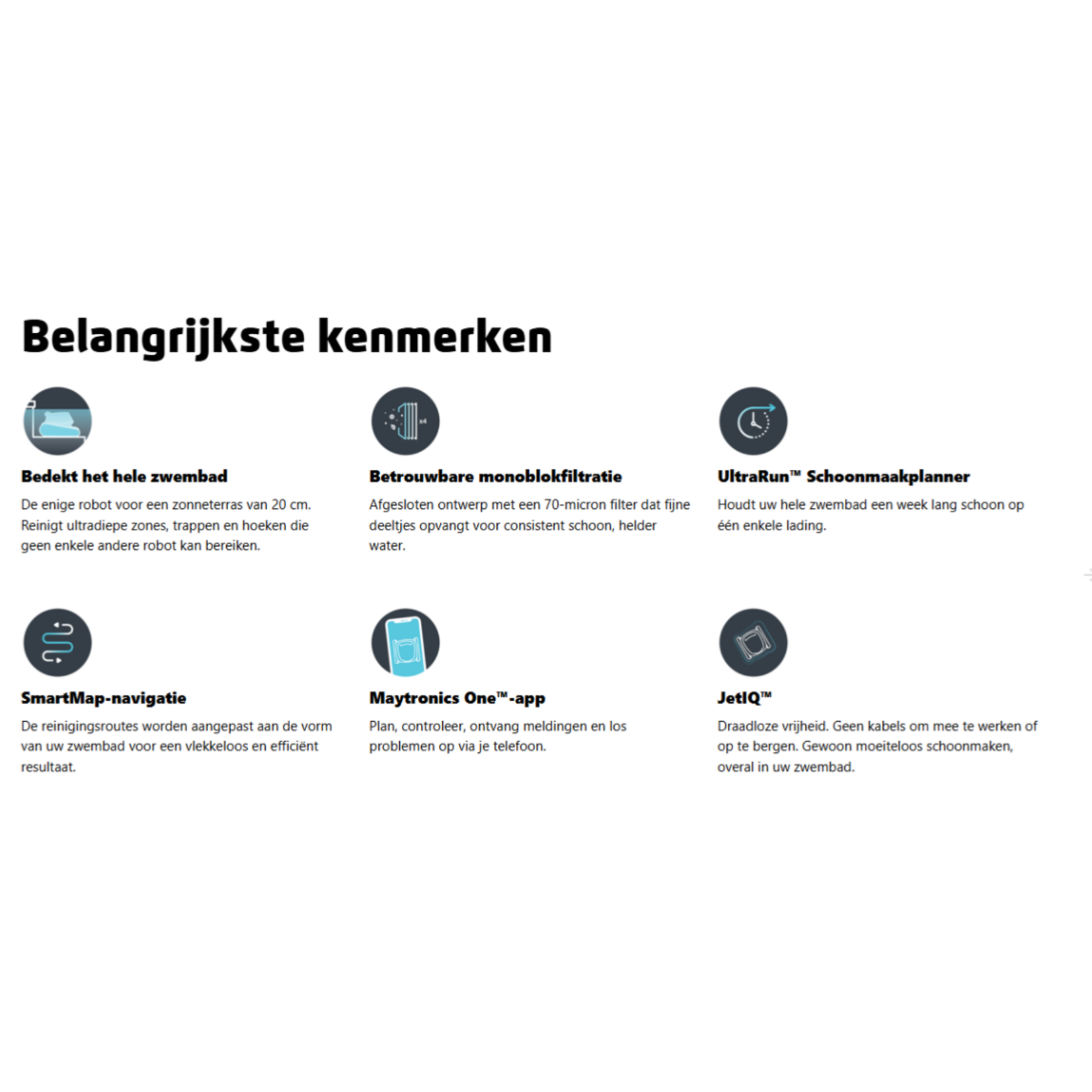 Maytronics Dolphin Dolphin EON 100 Zwembadrobot - Draadloos