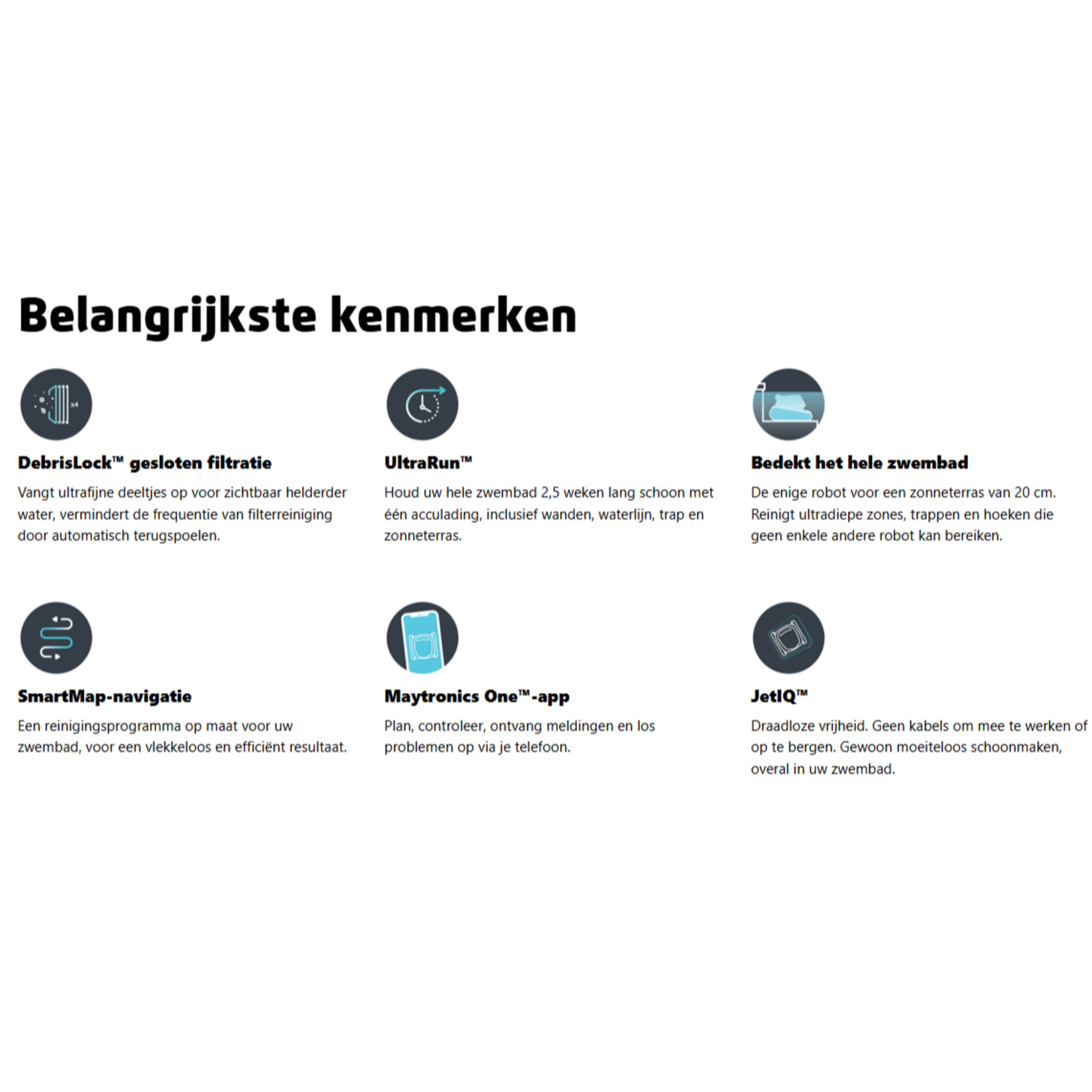 Maytronics Dolphin Dolphin EON 120D Zwembadrobot - Draadloos