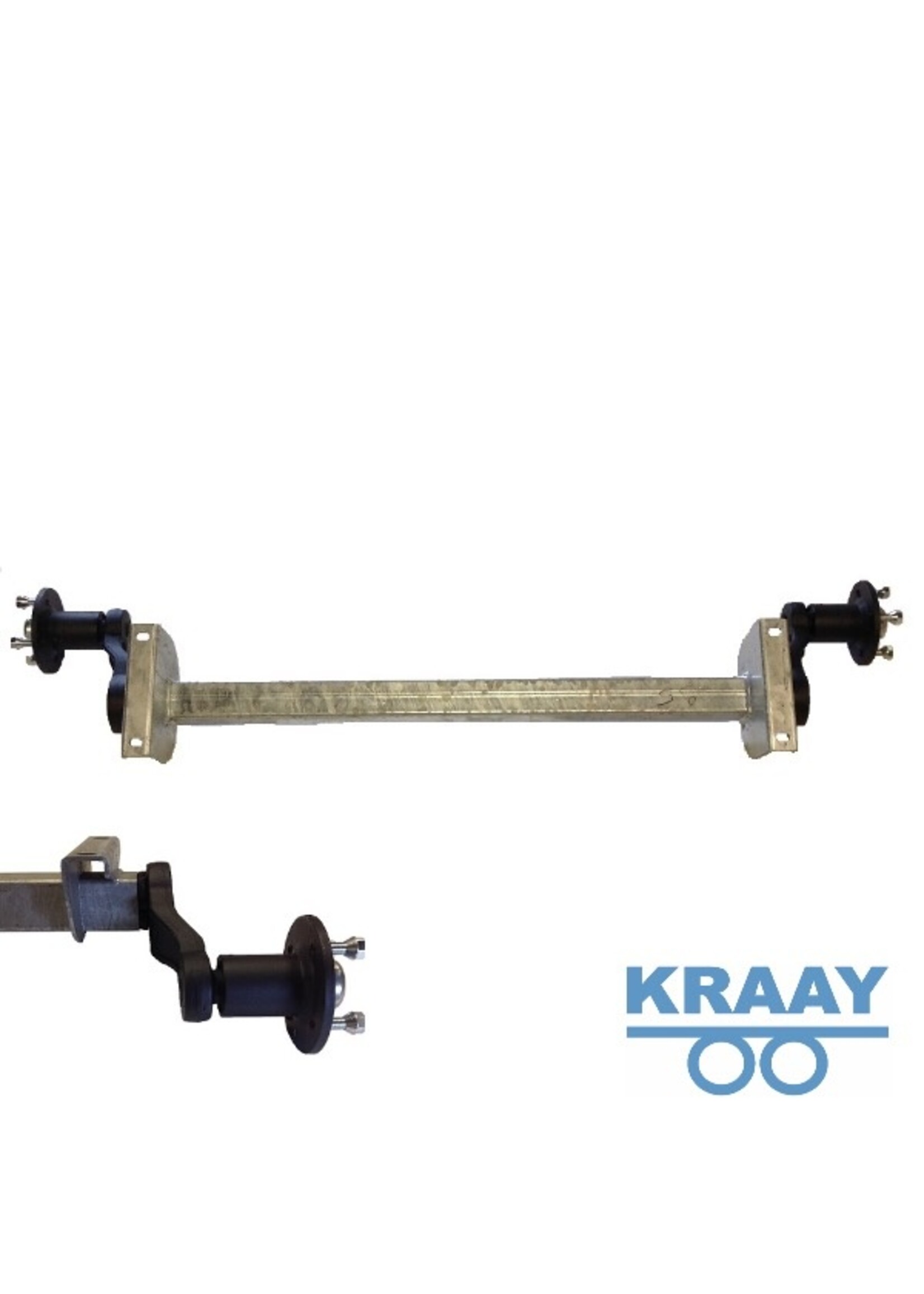 0116 Ongeremde as 750 kg padmaat 950 4 gaats