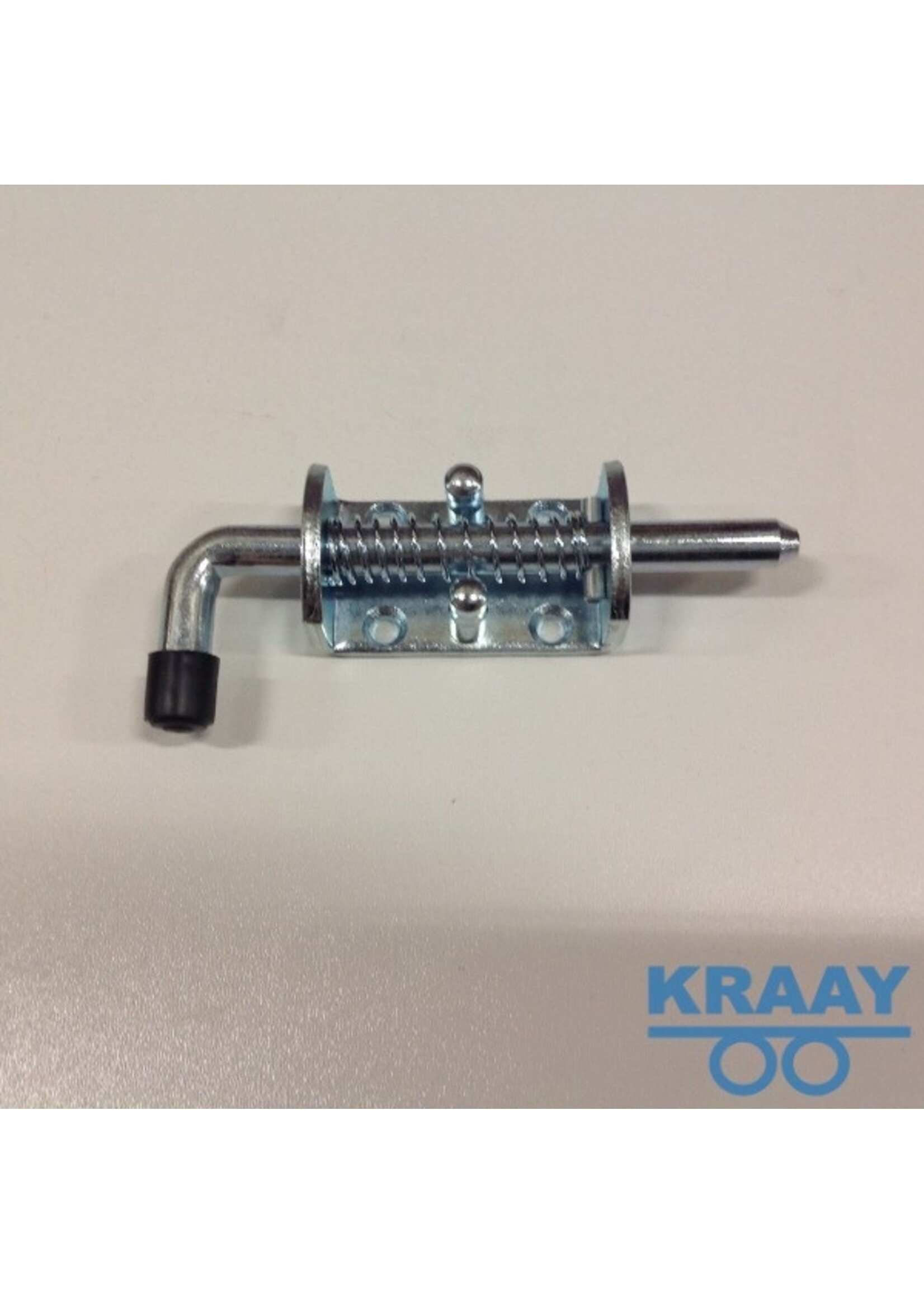 50014 Veergrendel met zwarte knop VZ L=145