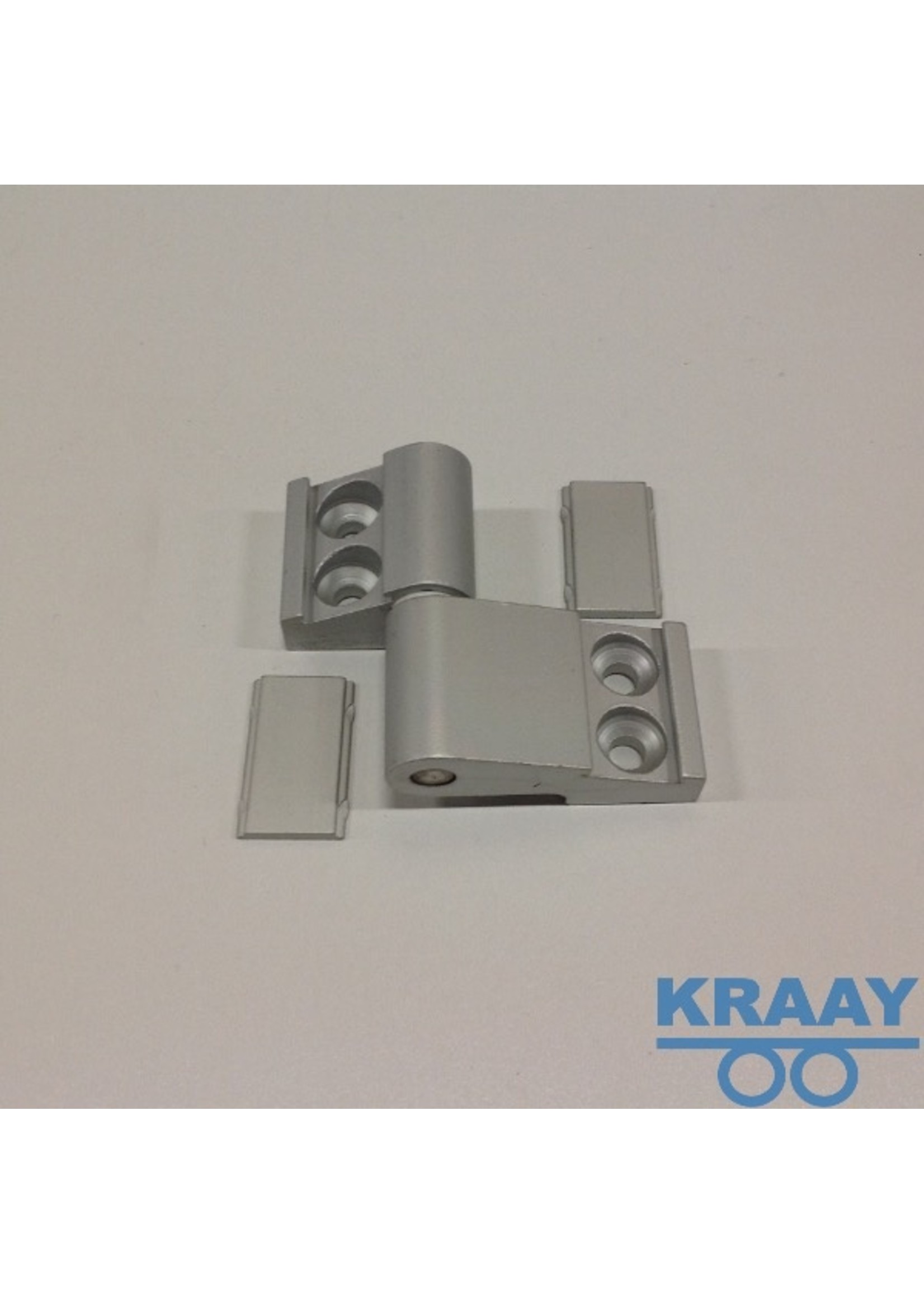 6112 Alu.scharnier 2-delig rechts