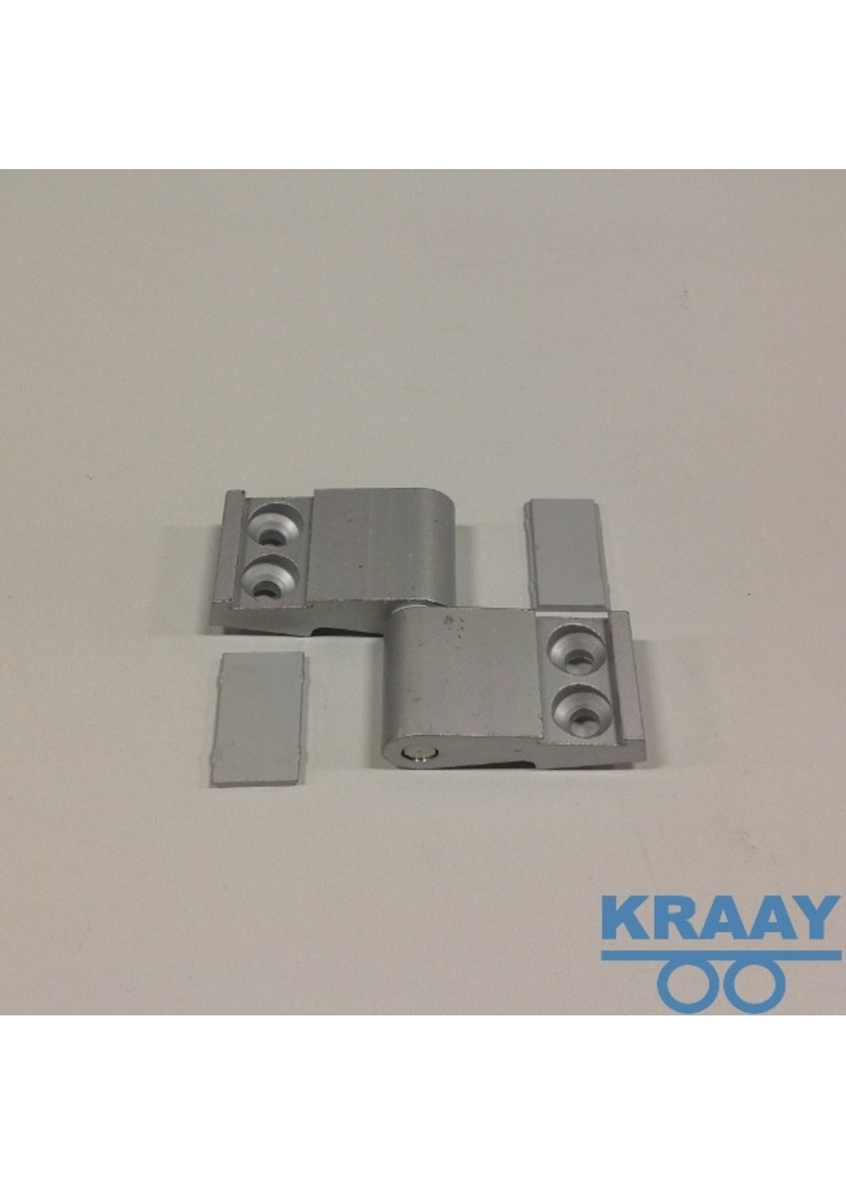 0793 Alu.scharnier 2-delig lang rechts