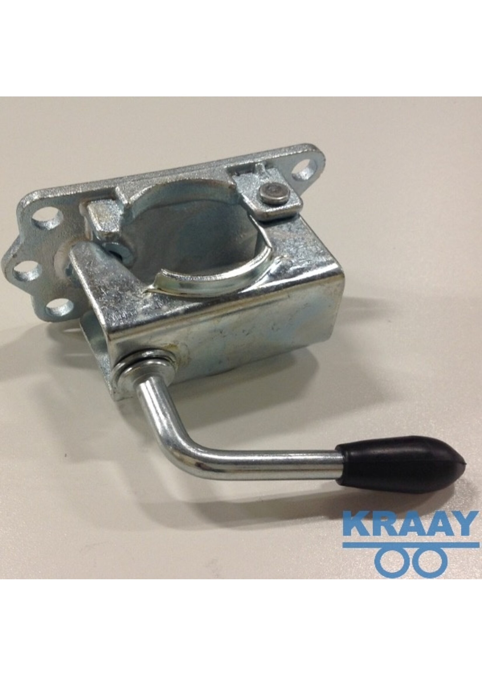 3049 Neuswielklem rond 48 met spindel en gegoten plaat