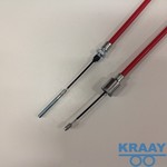 11037 Remkabel 1430mm met draadstang en klok 26mm