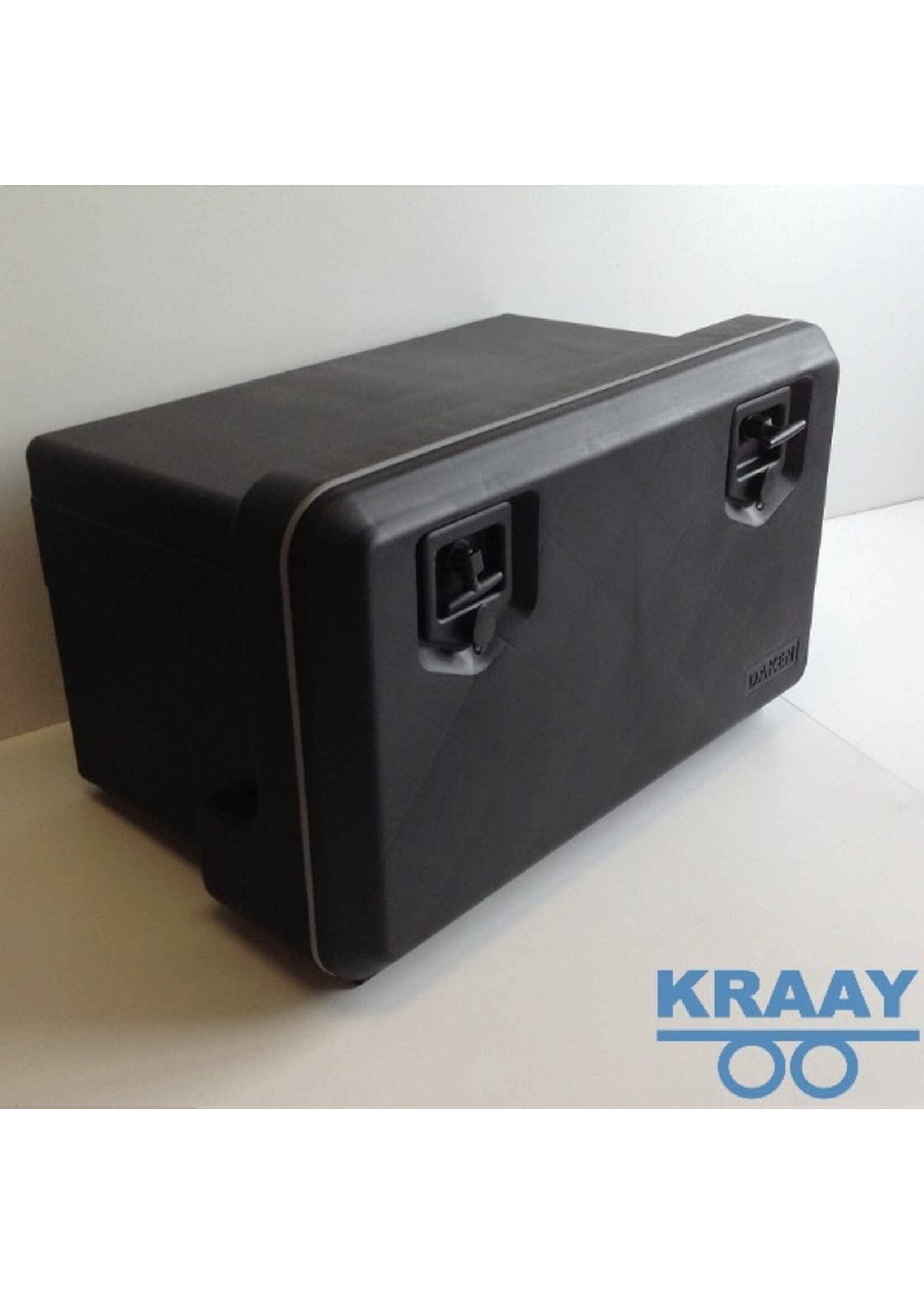 0660 Kunststof kist PVC 830x500x470 met 2 sloten