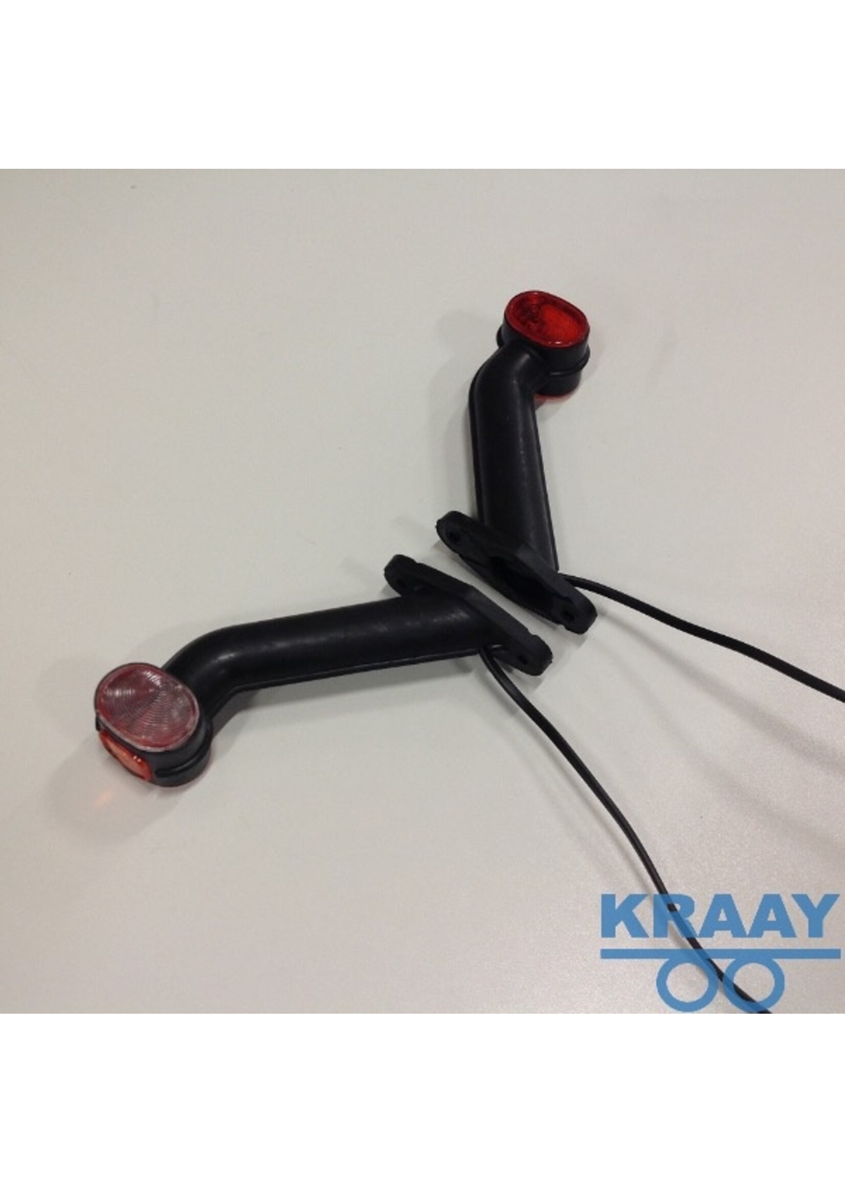 2428 Breedtelamp zijmarkering Superpoint II Rechts rood/wit