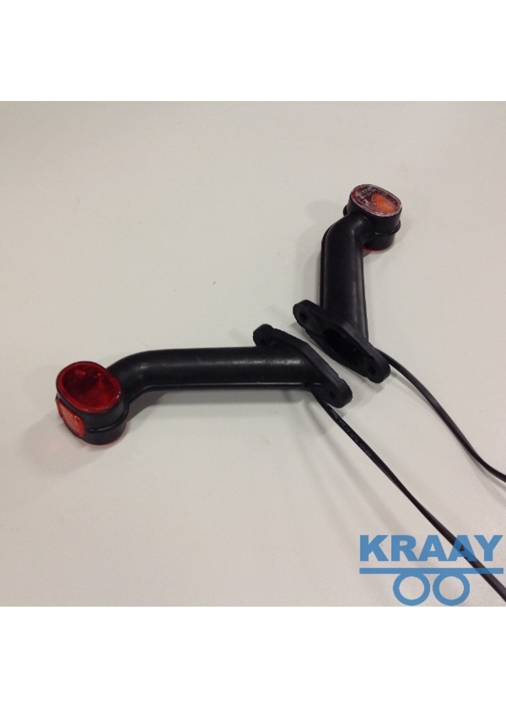 2429 Breedtelamp zijmarkering Superpoint II Links rood/wit