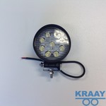 2371 Werklamp rond Led 10-30V DC 1800 Lumen IP68 9x3W
