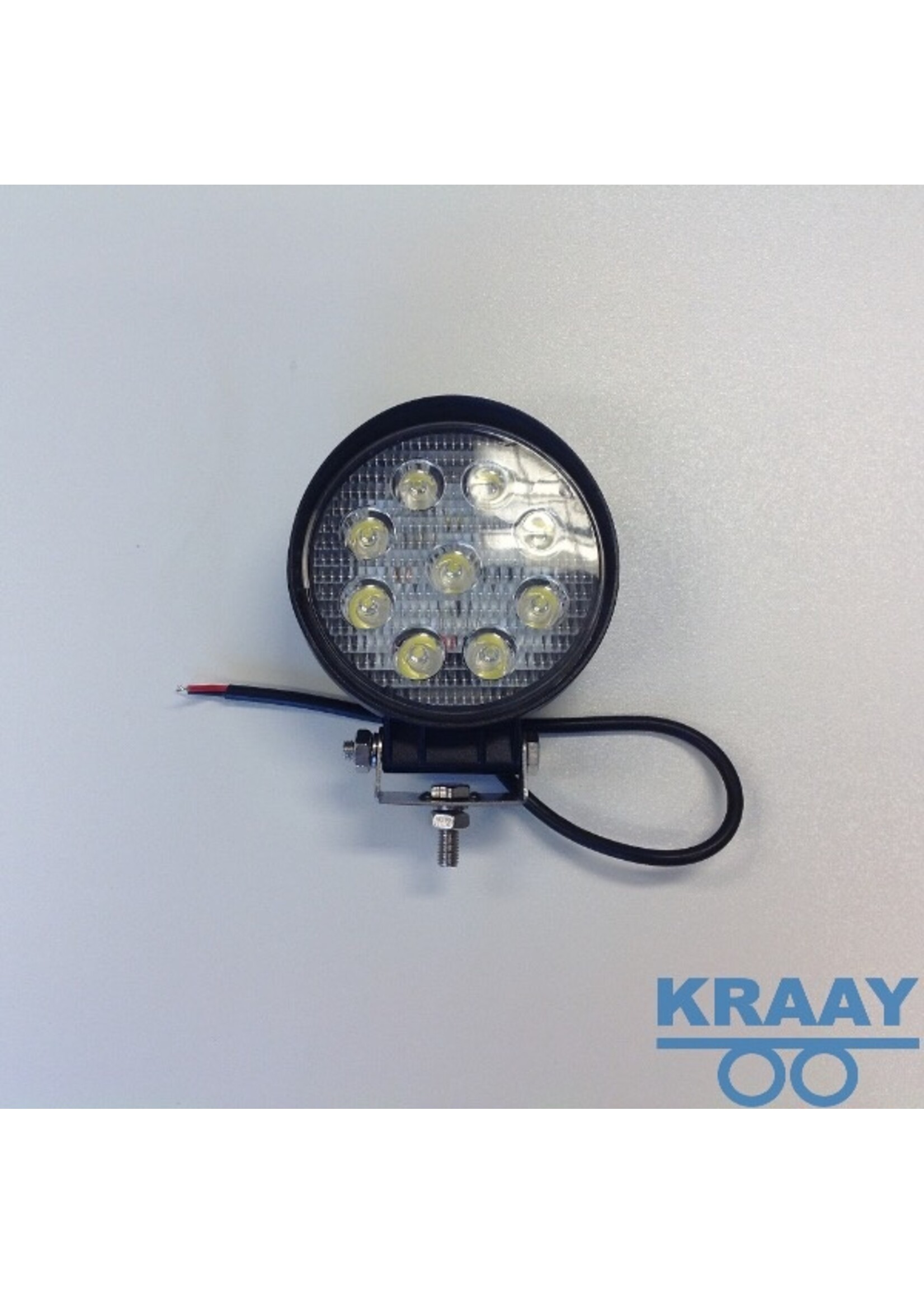 2371 Werklamp rond Led 10-30V DC 1800 Lumen IP68 9x3W