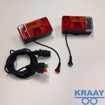 0701 Achterlichtset met kabel Radex 200x110mm