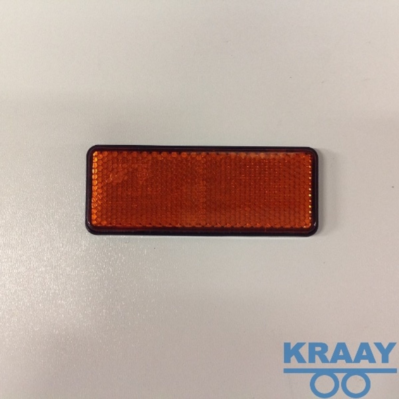 2144 Reflector oranje 95x38mm. met plakstrip