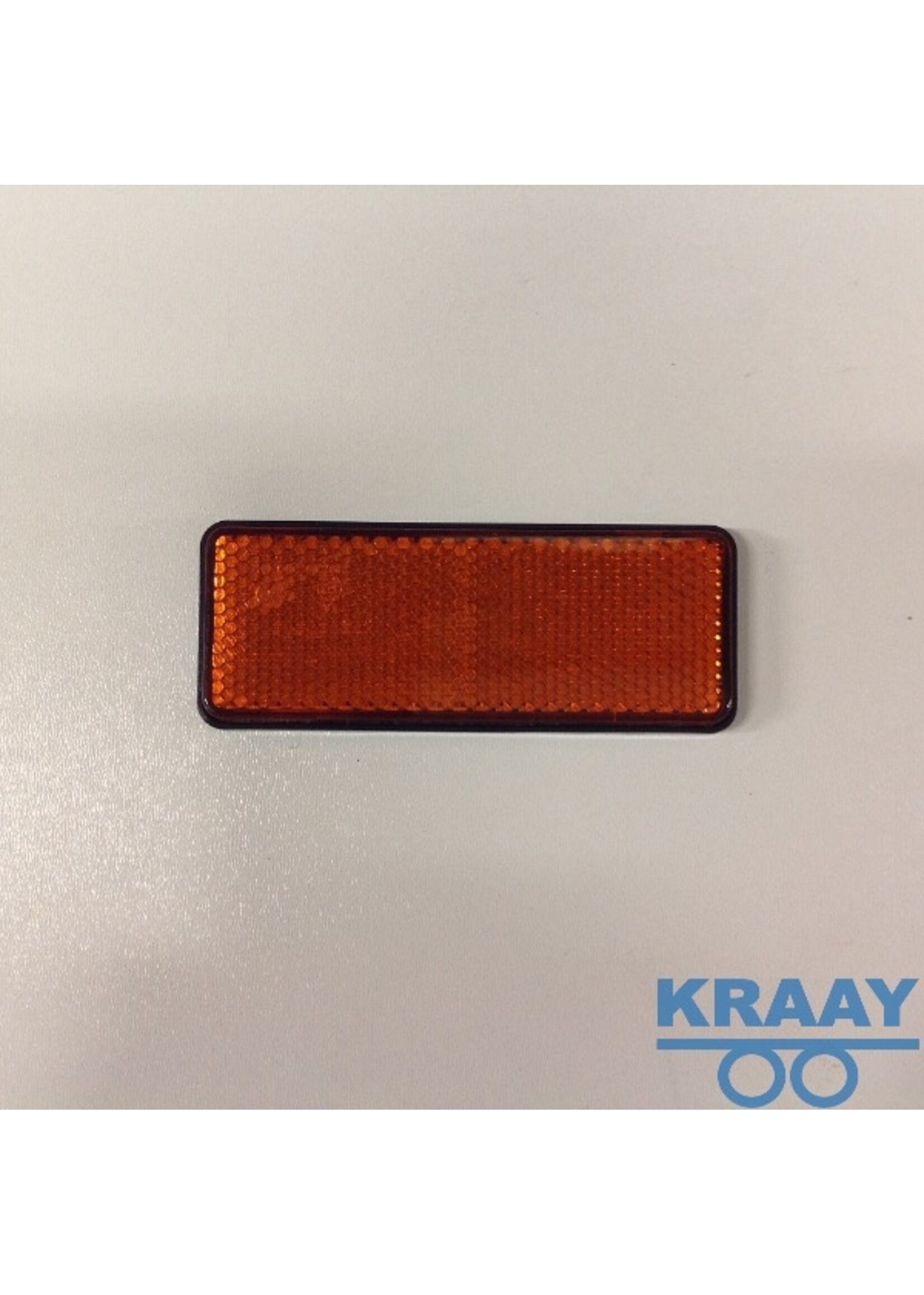 2144 Reflector oranje 95x38mm. met plakstrip