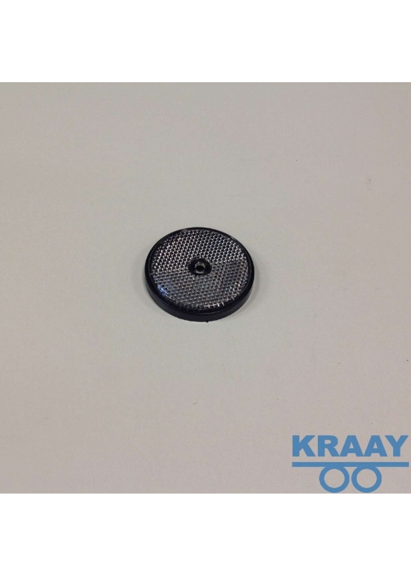 0714 Reflector rond 60mm. wit schroefbaar