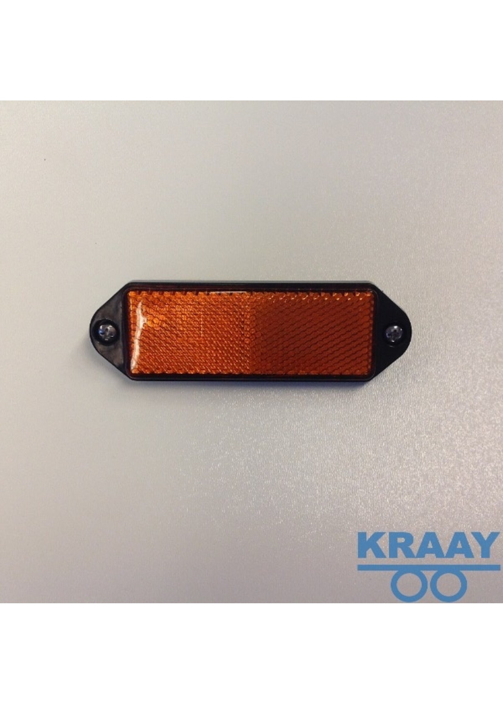0715 Reflector oranje 95x38mm schroefbaar aan beide zijden