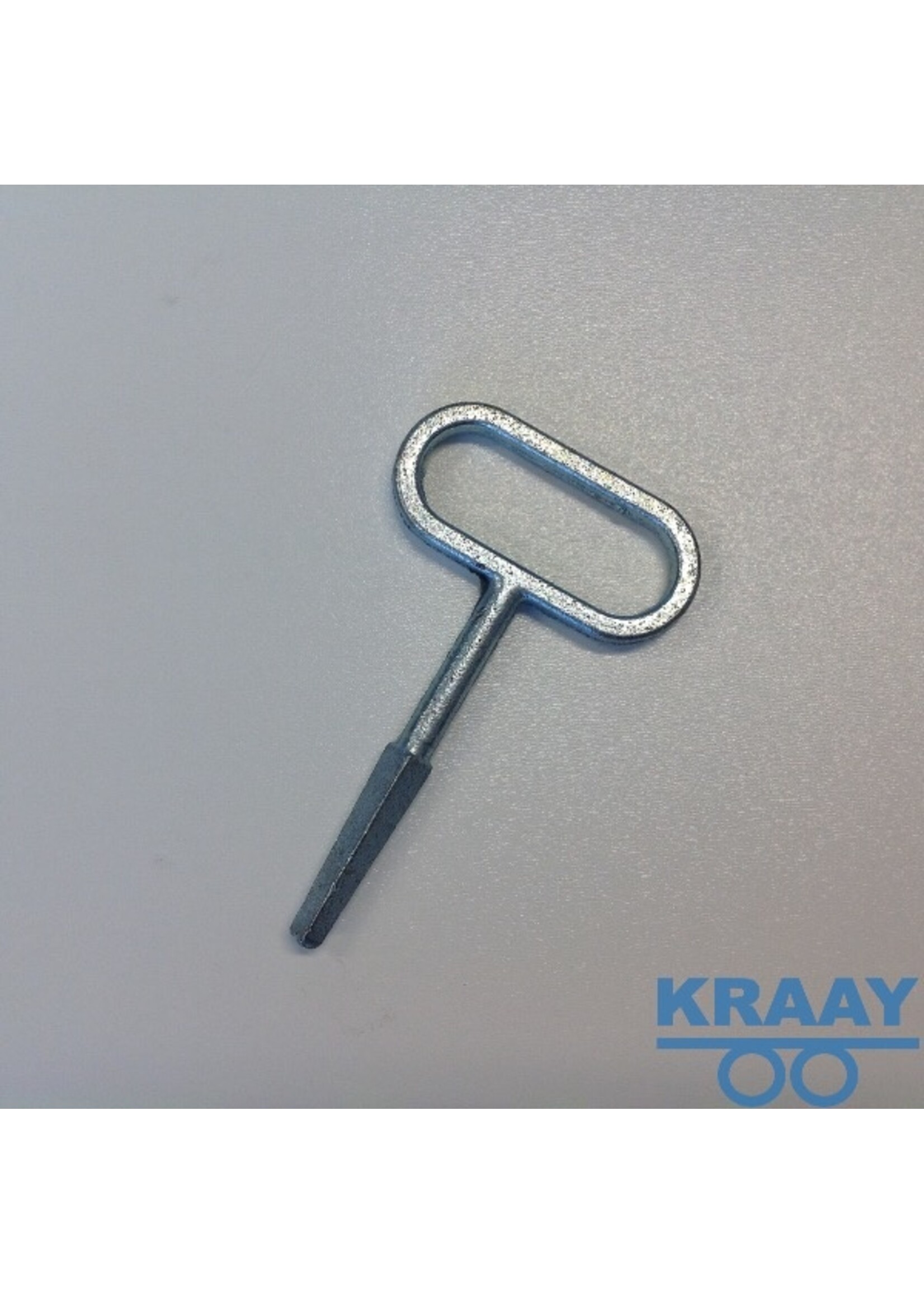 0744 Vierkantsleutel groot voor bandenbakslot 130x8mm.