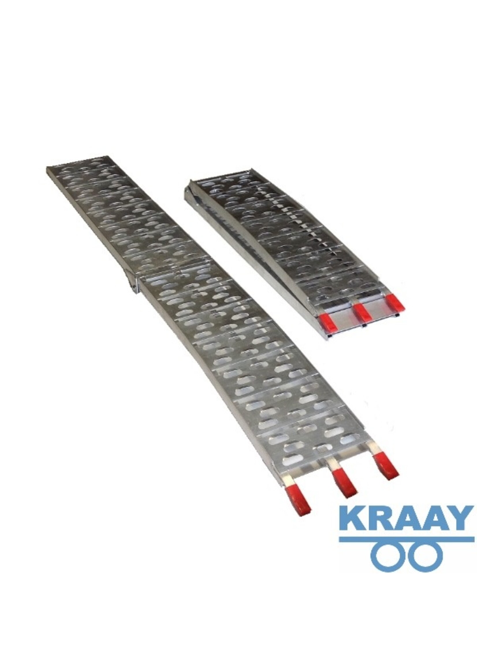 0765 Aluminium oprijplaat 2 delig (set 680 KG )