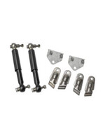 AL-KO schokbrekers set voor 1 as gemonteerd op de as