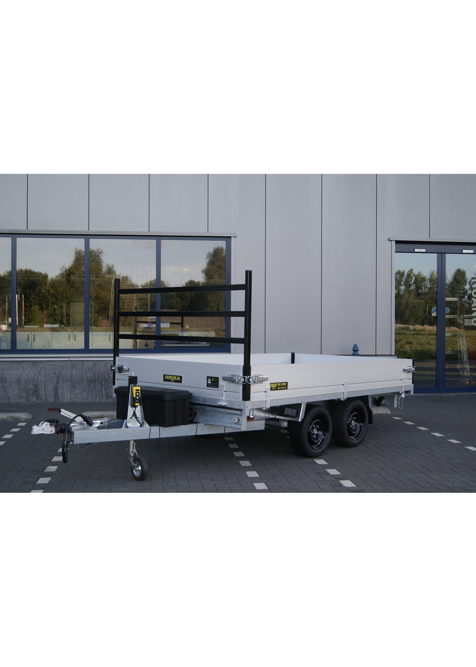 Crowline CROWLINE 305 x 178 x 30 Cm 3.000 Kg 3-ZIJDIGE KIPPER BLACK-EDITION