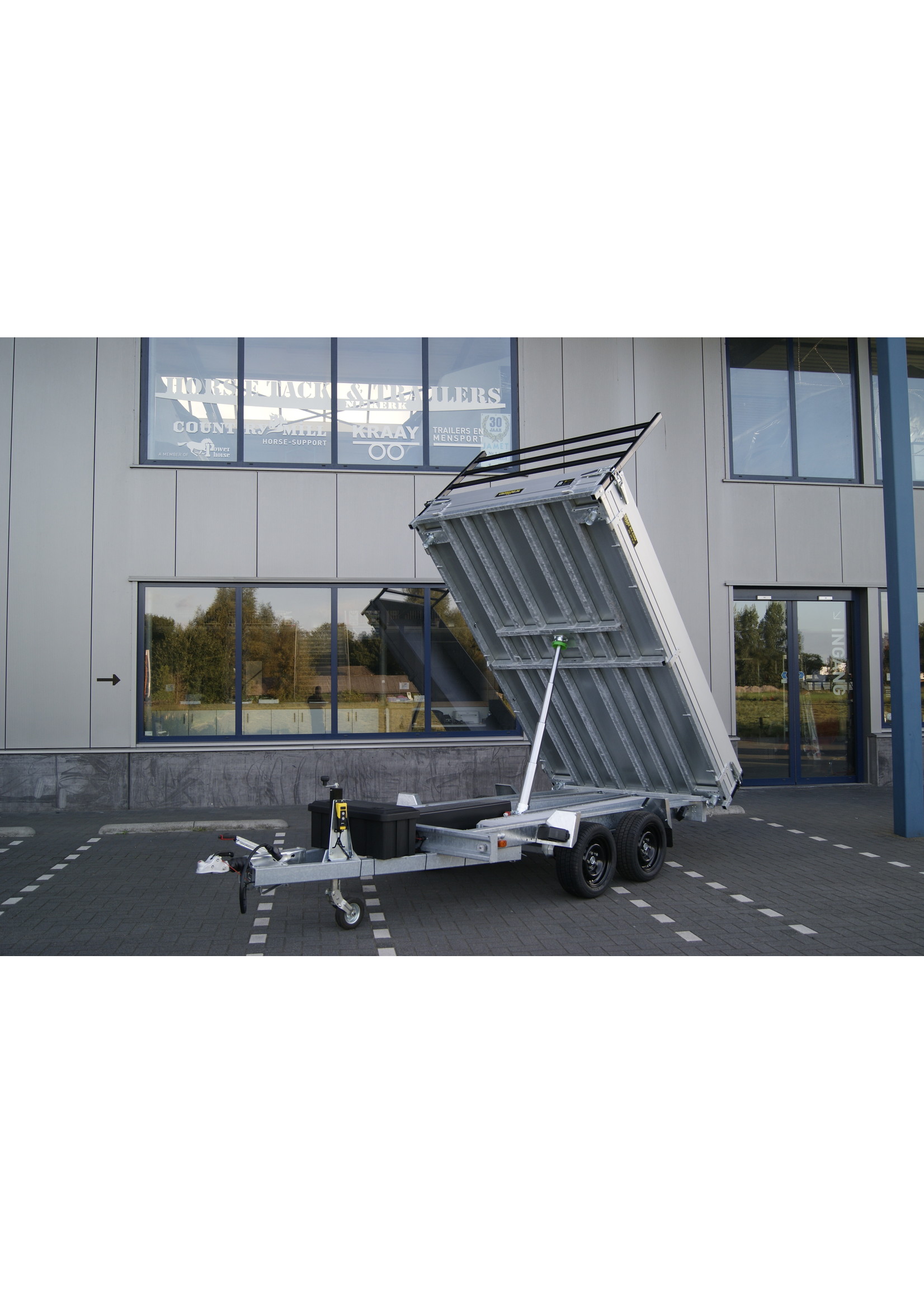 Crowline CROWLINE 305 x 178 x 30 Cm 3.000 Kg 3-ZIJDIGE KIPPER BLACK-EDITION