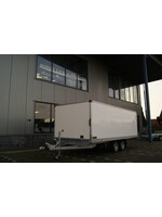 Powertrailer Lesaanhangwagen met vaste gesloten opbouw conform CBR eisen