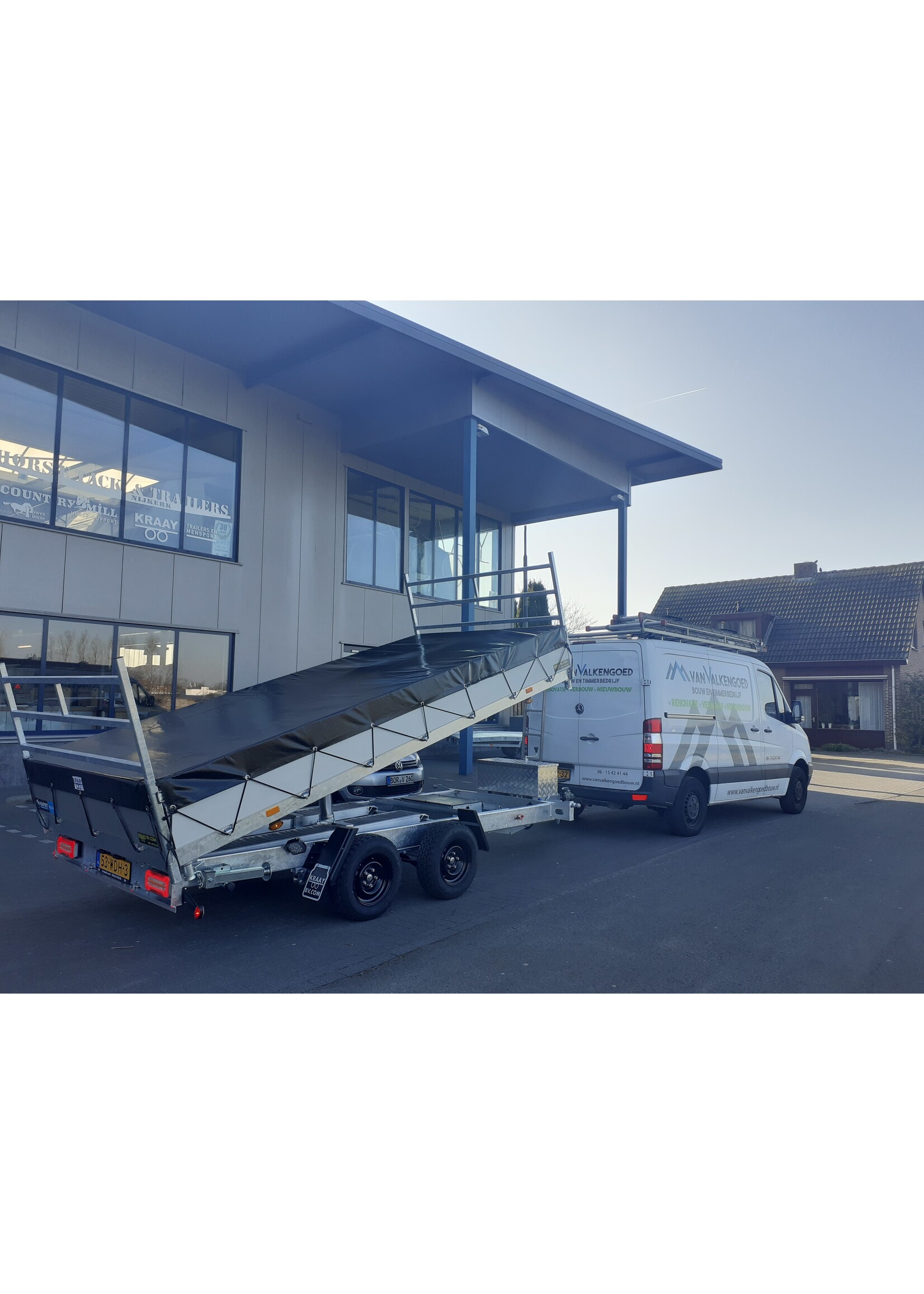 Hapert KRAAY SPECIAAL BOUW: Hapert Cobalt HM-2 Ferro Kipper- Aanhangwagen