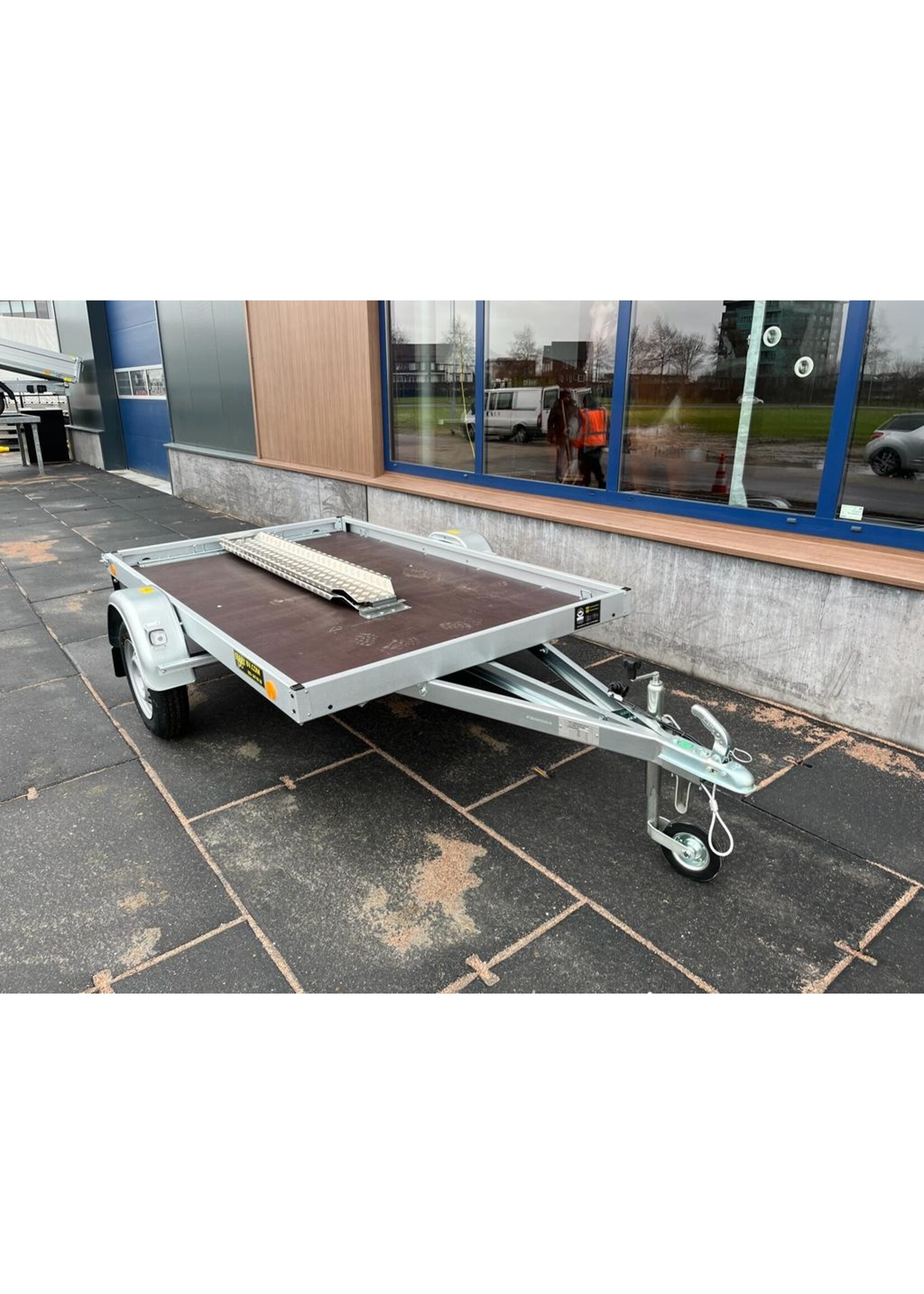Bockmann Böckmann TL-MU-P4 Transportaanhangwagen + Oprijpakket Q  | 243x123x72 Cm | ALL-INN AKTIE