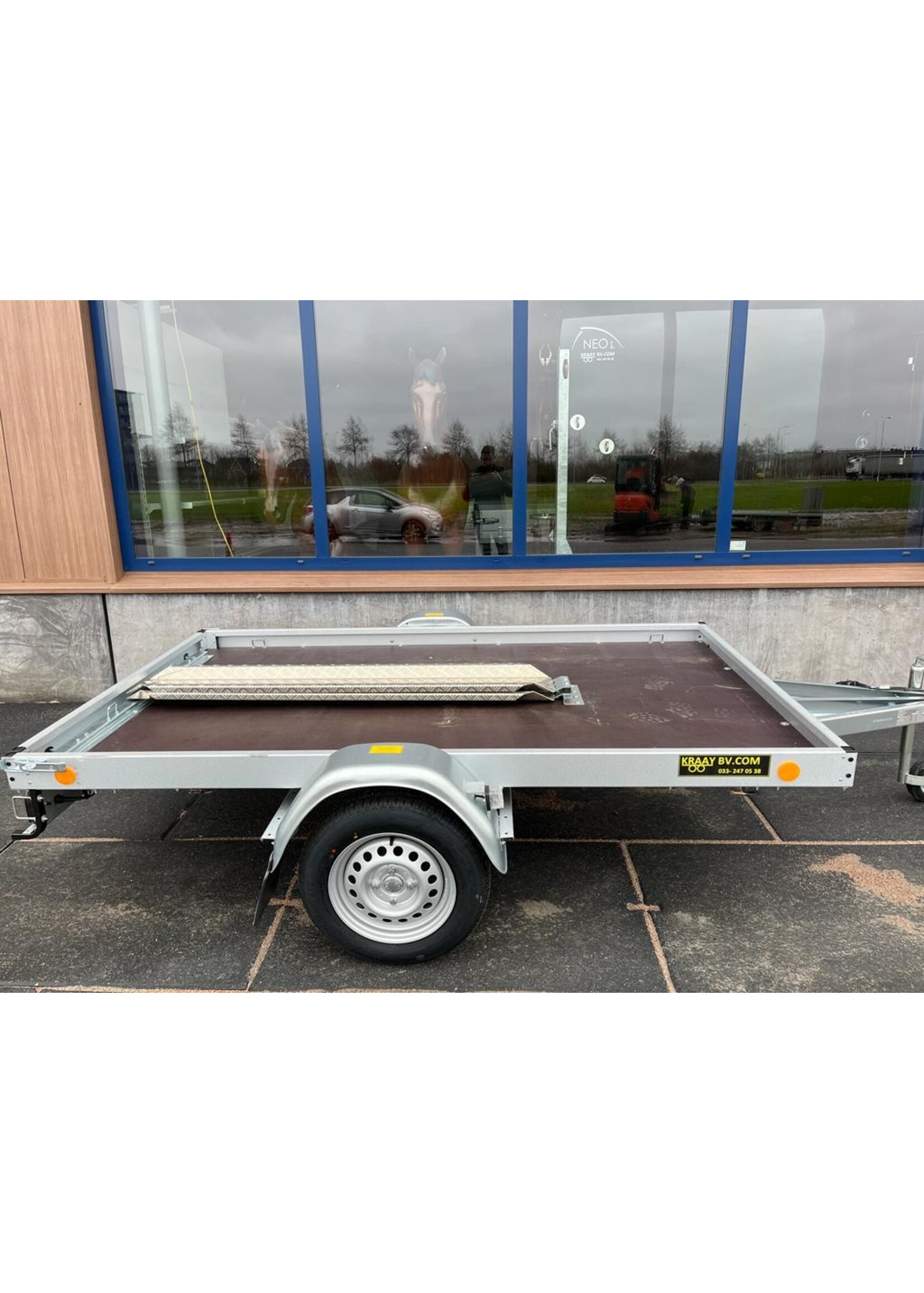 Bockmann Böckmann TL-MU-P4 Transportaanhangwagen + Oprijpakket Q  | 243x123x72 Cm | ALL-INN AKTIE