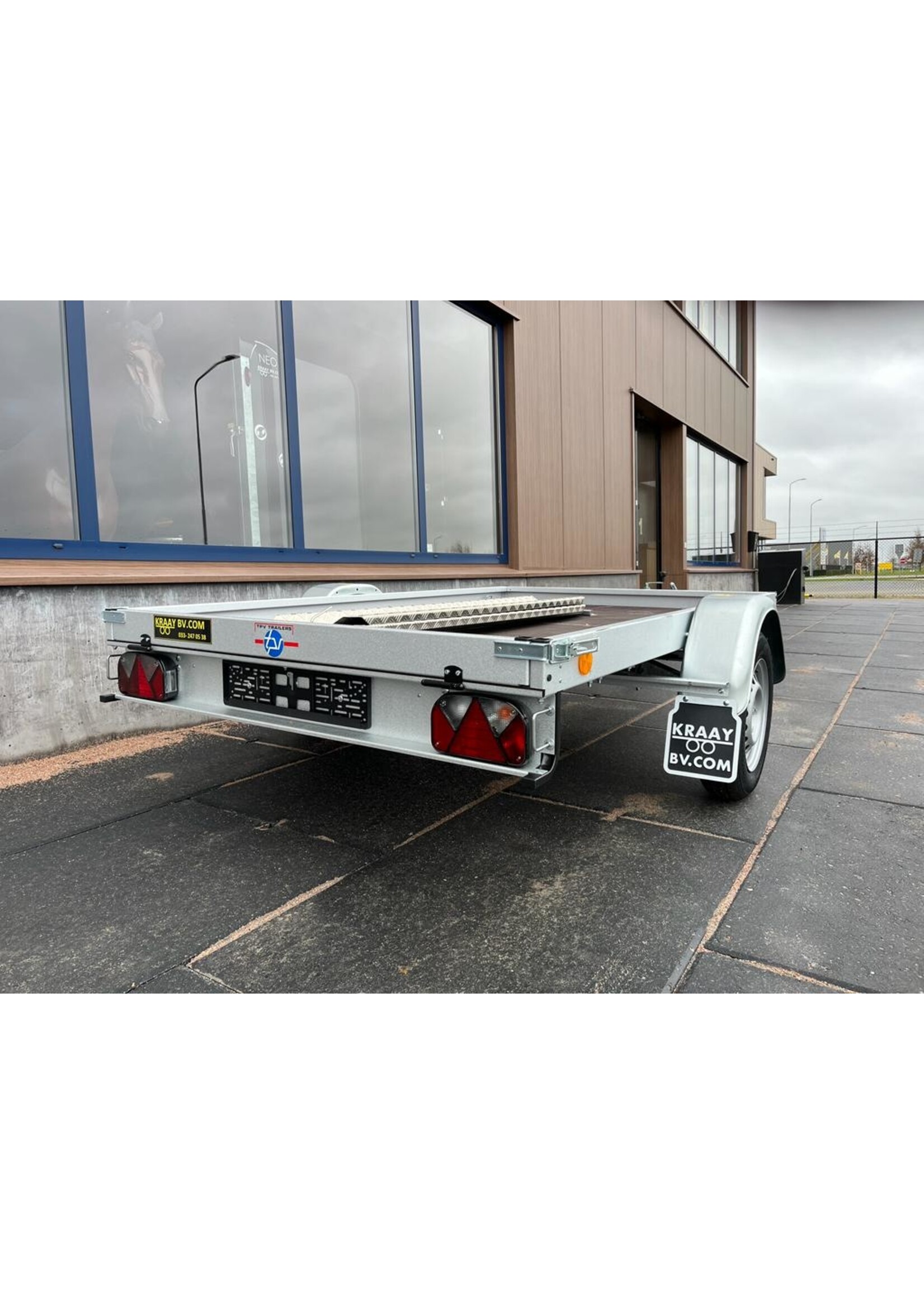 Bockmann Böckmann TL-MU-P4 Transportaanhangwagen + Oprijpakket Q  | 243x123x72 Cm | ALL-INN AKTIE