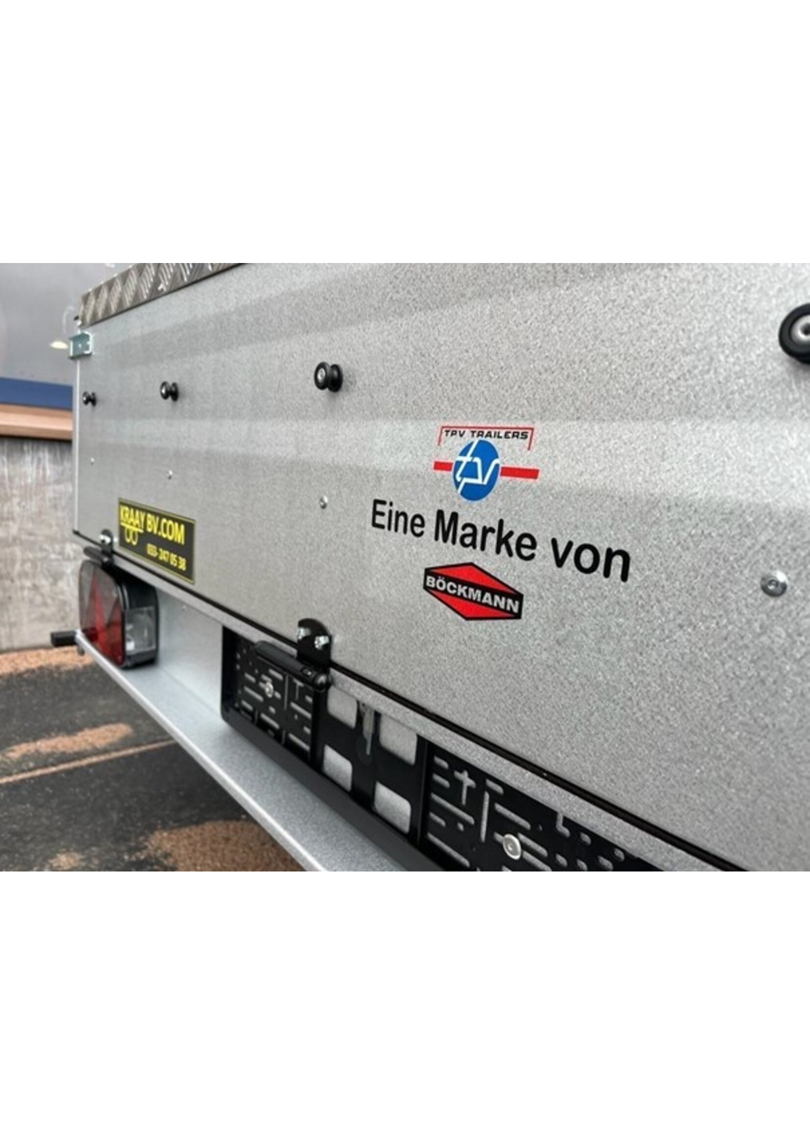 Bockmann Böckmann RKEU4-K Light Kantelbare aanhangwagen | 243x143x34 Cm | 750 Kg | Ongeremd | ALL-INN AKTIE