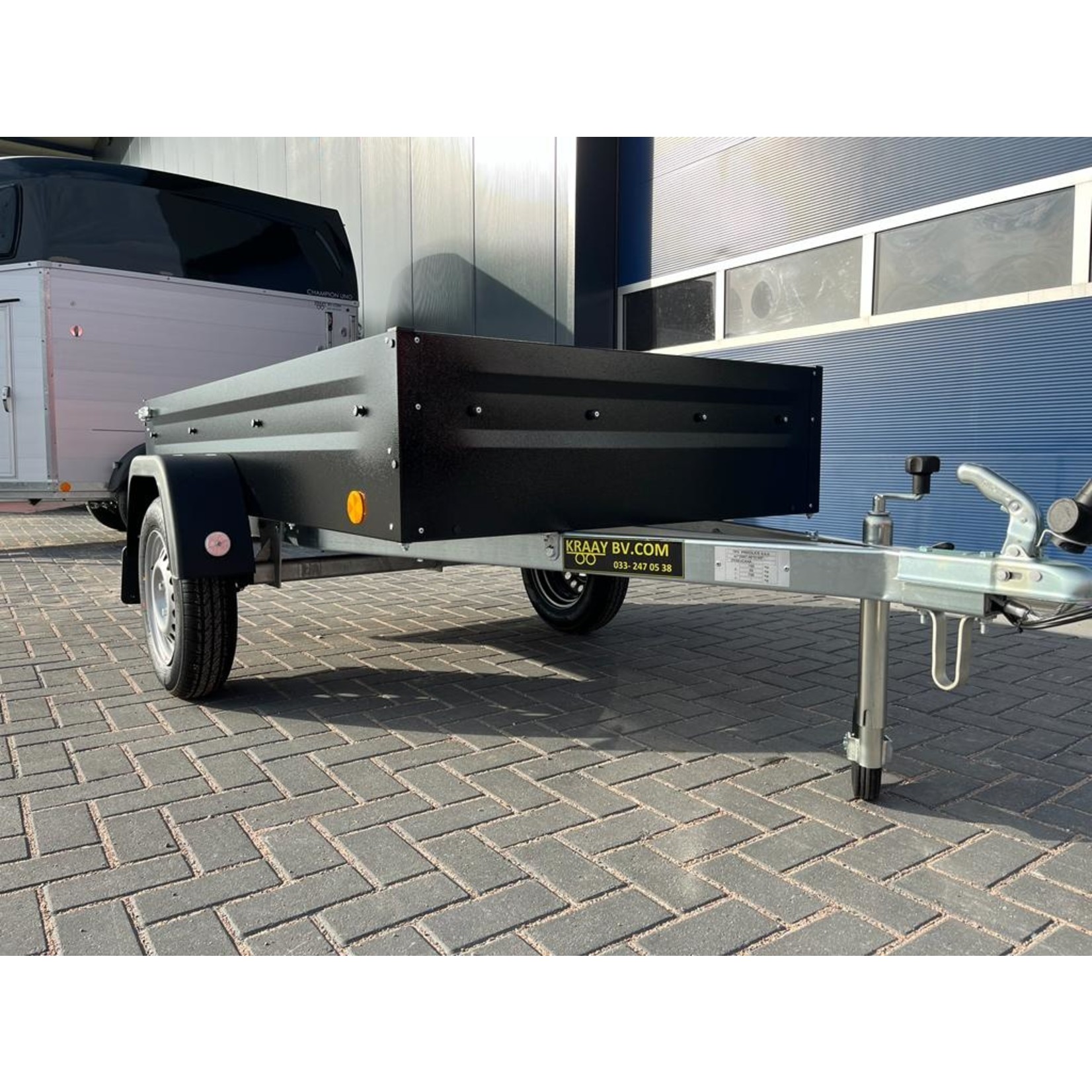 Bockmann Böckmann TL-EU2 Bakwagen Zwart | 202x107x34 Cm | 750 Kg | Ongeremd |  ALL-INN AKTIE