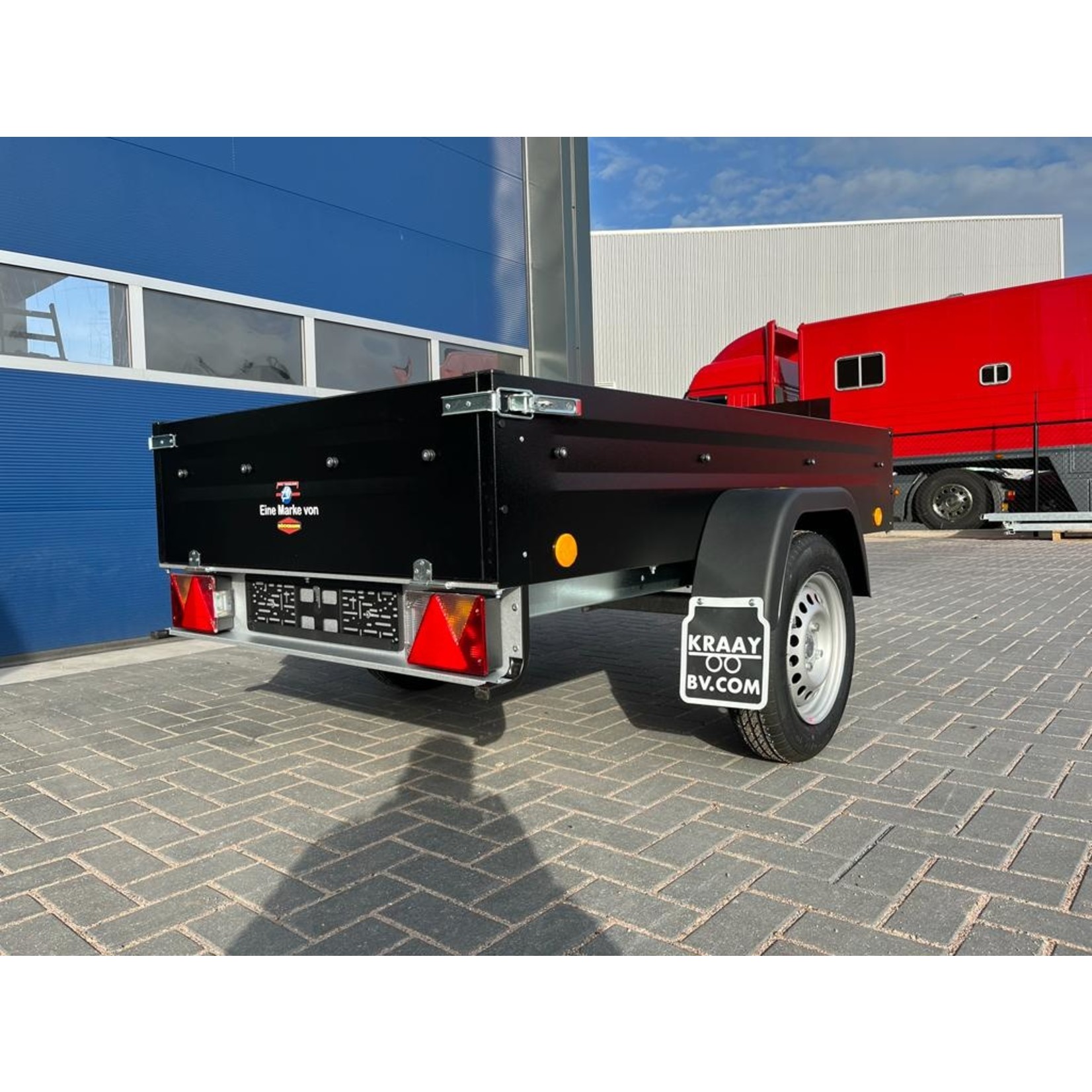 Bockmann Böckmann TL-EU2 Bakwagen Zwart | 202x107x34 Cm | 750 Kg | Ongeremd |  ALL-INN AKTIE