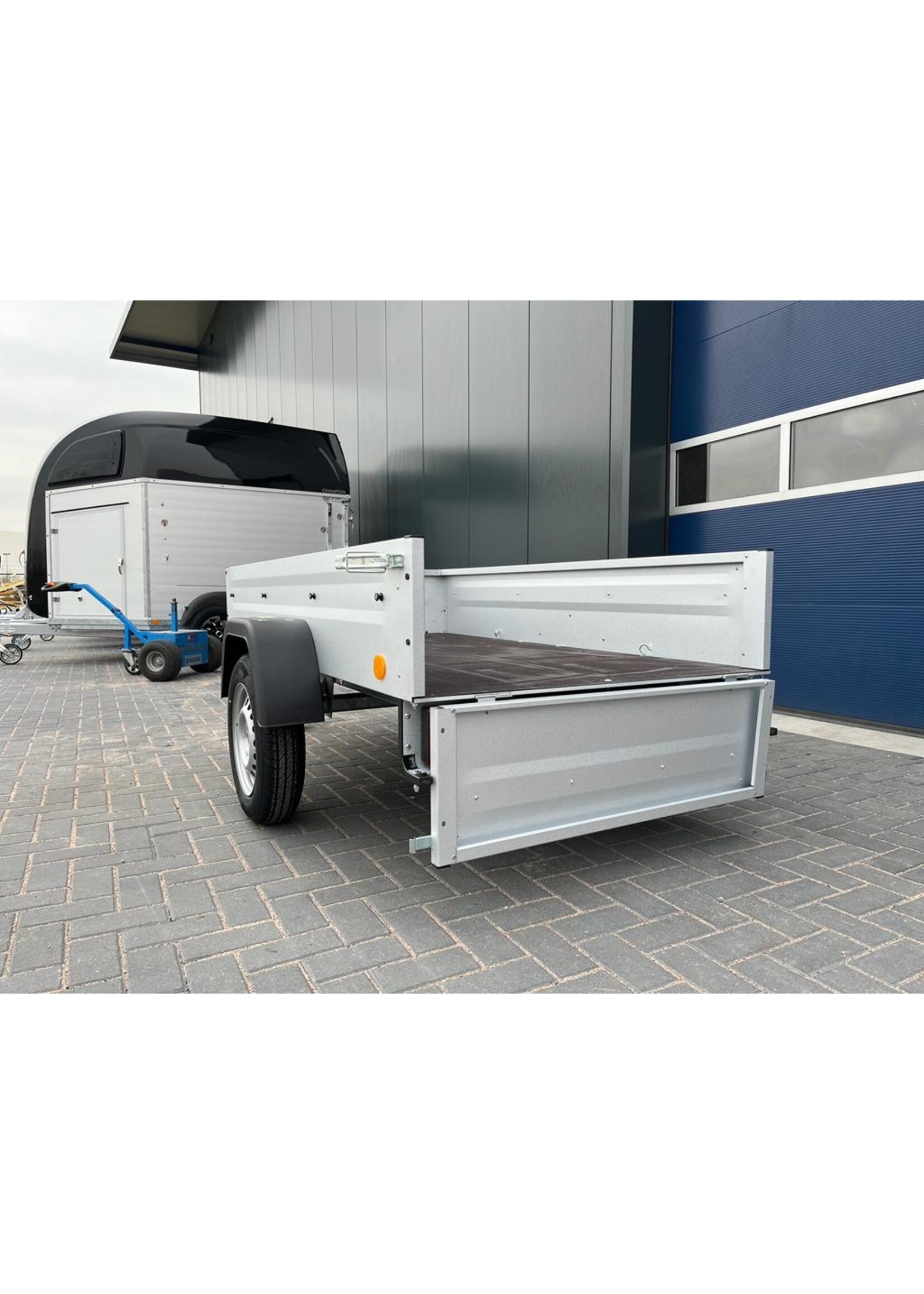 Bockmann TPV KD-EU2 | Opklapbare aanhangwagen | 202x107x34 Cm | 750 Kg | Ongeremd | ALL-IN AKTIE