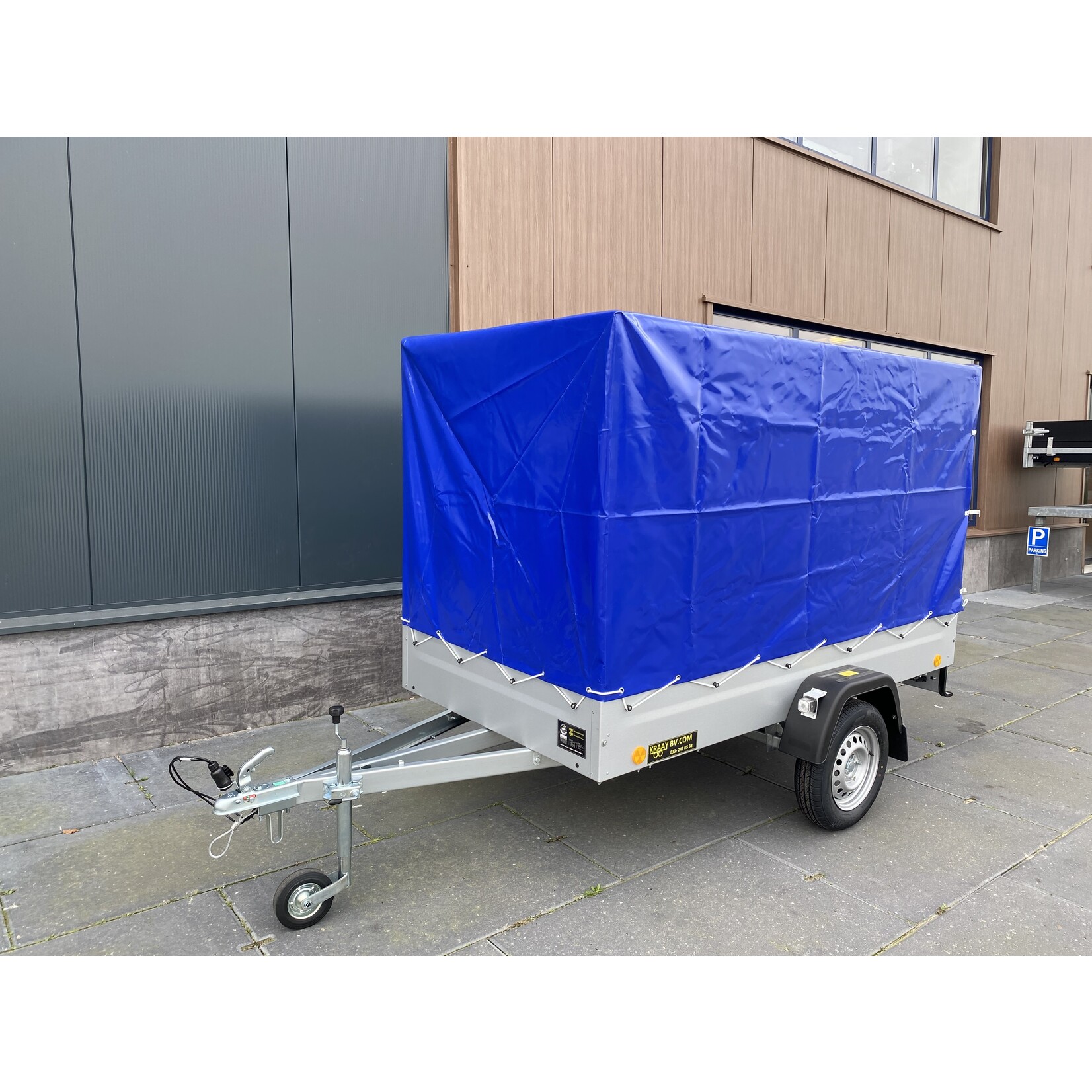 Bockmann Böckmann TL-EU3 Incl. Huif Opbouw | 243x123x150 Cm | 750 Kg | Ongeremd |  ALL - INN AKTIE