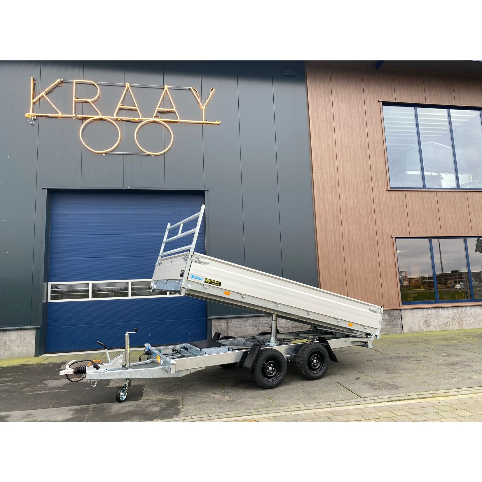 Hapert Hapert 3-zijdige kipper Cobalt Ferro HM-2 |  375 x 185 x 40 Cm | 3.500 Kg | Geremd ALL - IN AKTIE!