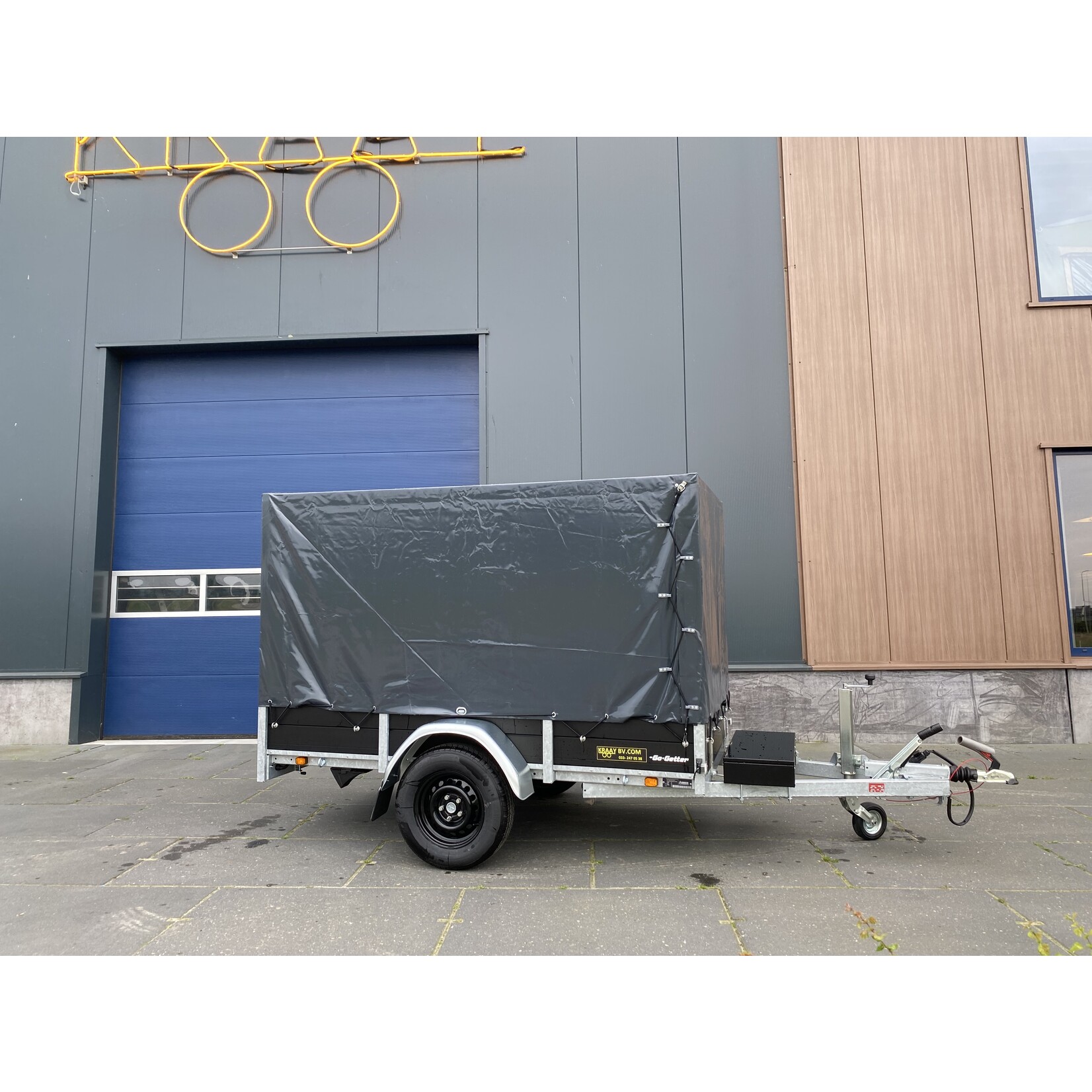 Anssems BSX-Go-Getter | 250 x 130 x 150 cm  | 1.350 kg| Geremd incl. huif 150 cm | ALL - IN AKTIE!