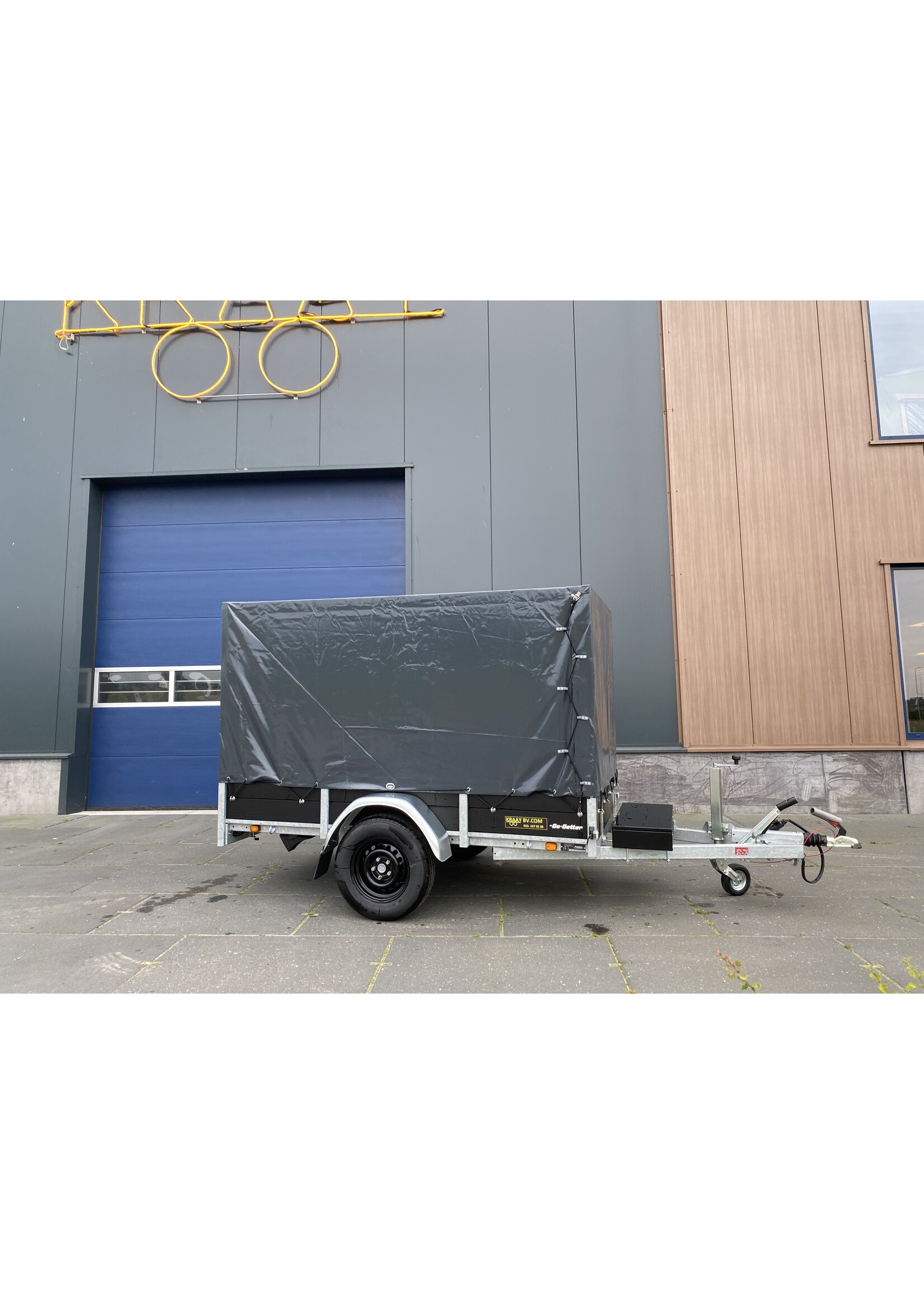 Anssems BSX-Go-Getter | 250 x 130 x 150 cm  | 1.350 kg| Geremd incl. huif 150 cm | ALL - IN AKTIE!