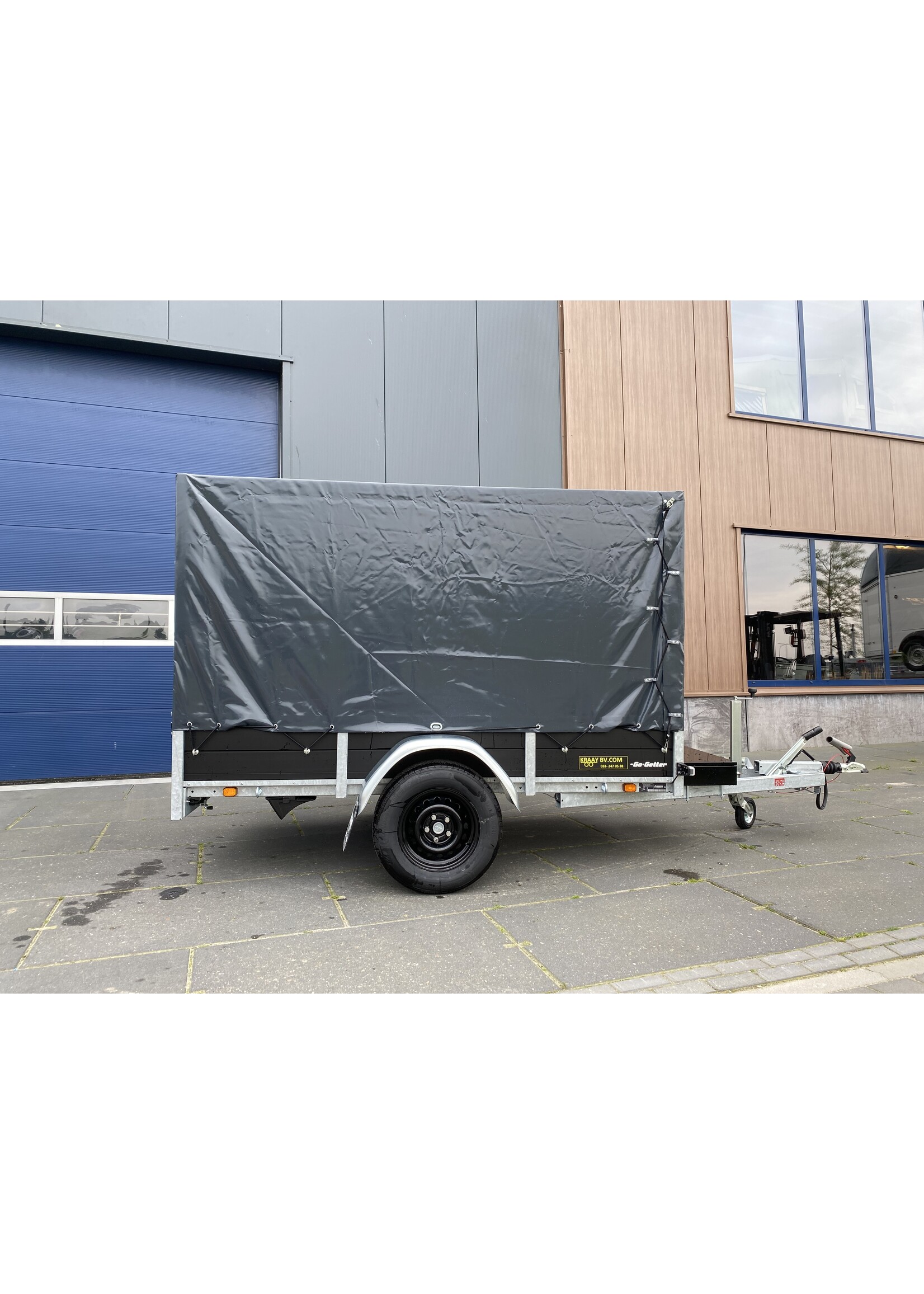 Anssems BSX-Go-Getter | 250 x 130 x 150 cm  | 1.350 kg| Geremd incl. huif 150 cm | ALL - IN AKTIE!